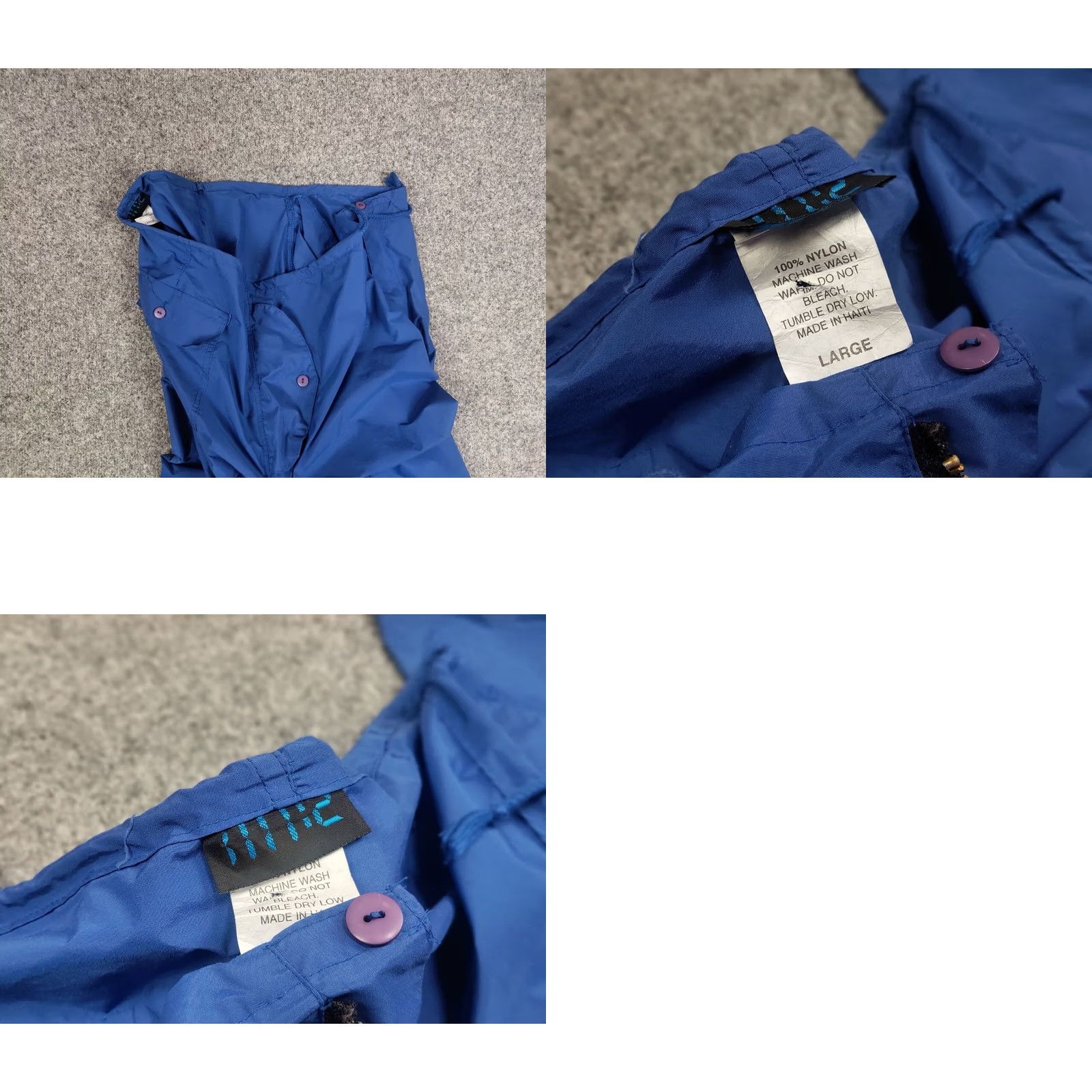 Vintage MT:2 Rare Vintage Japanese Parachute Baggy Cargo Pants Blue Navy FT MT:2 Size US 33 - 9 Thumbnail