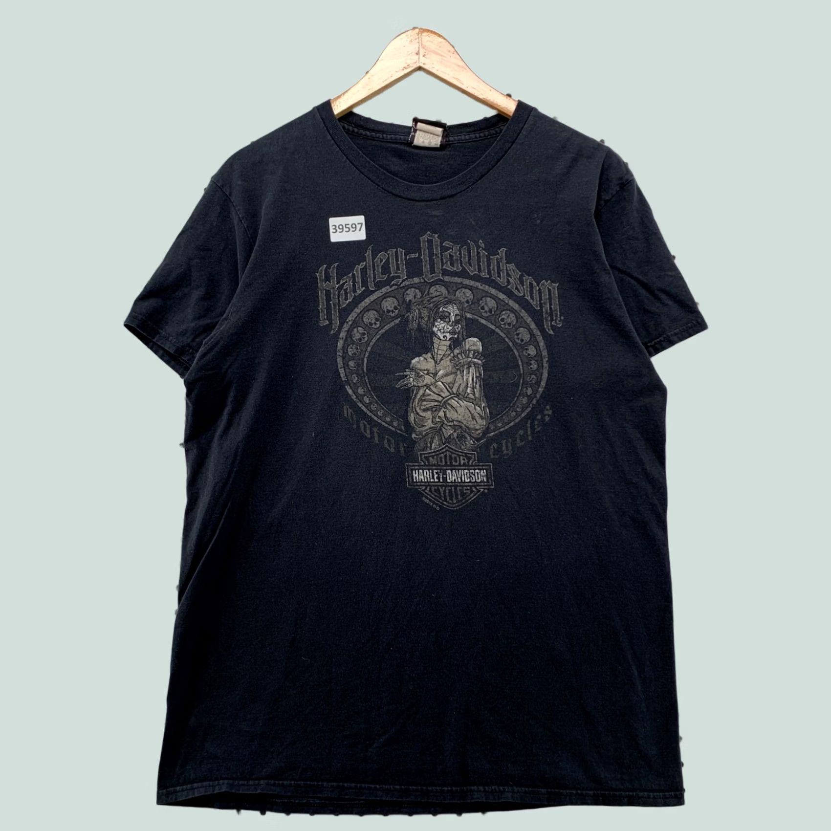 Harley Davidson Harley Davidson Skeleton Shirt Mens Large Black Four Rivers Kentucky 21x28 Size US L / EU 52-54 / 3 - 1 Thumbnail