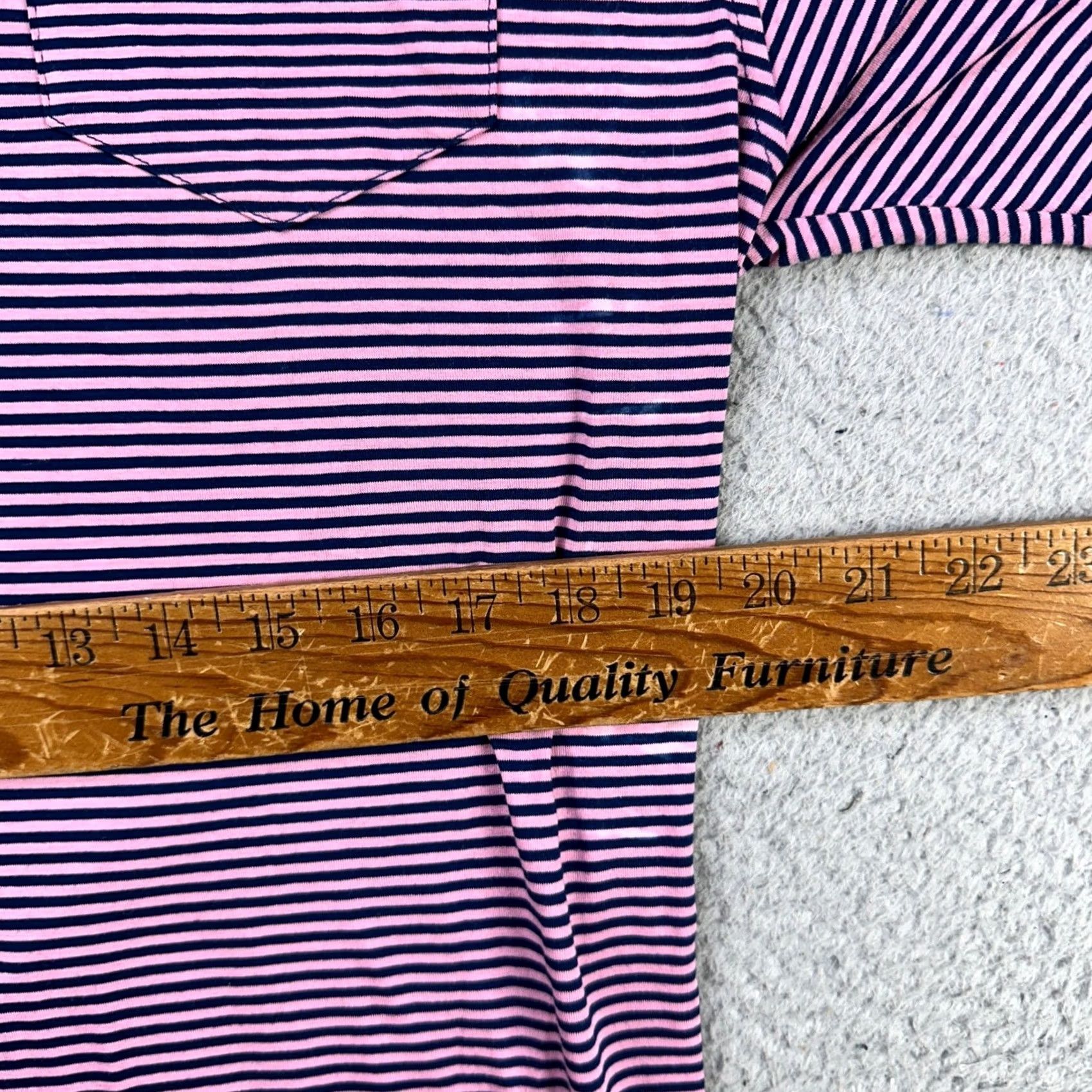 Vintage VINTAGE? No. Turtleson Polo Shirt Men M Pink Black Stripe Rugby Short Sleeve Pocket Golf Shirt Size US M / EU 48-50 / 2 - 5 Thumbnail