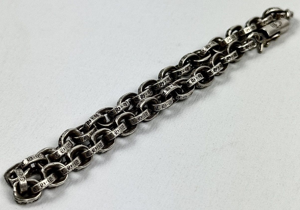 Chrome Hearts Chrome Hearts - Paper Chain - Silver Bracelet 8" Size ONE SIZE - 5 Thumbnail