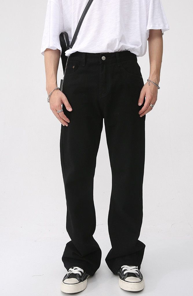 Japanese Brand × Jean Vintage washed distressed bootcut straight jeans Size US 32 / EU 48 - 1 Thumbnail