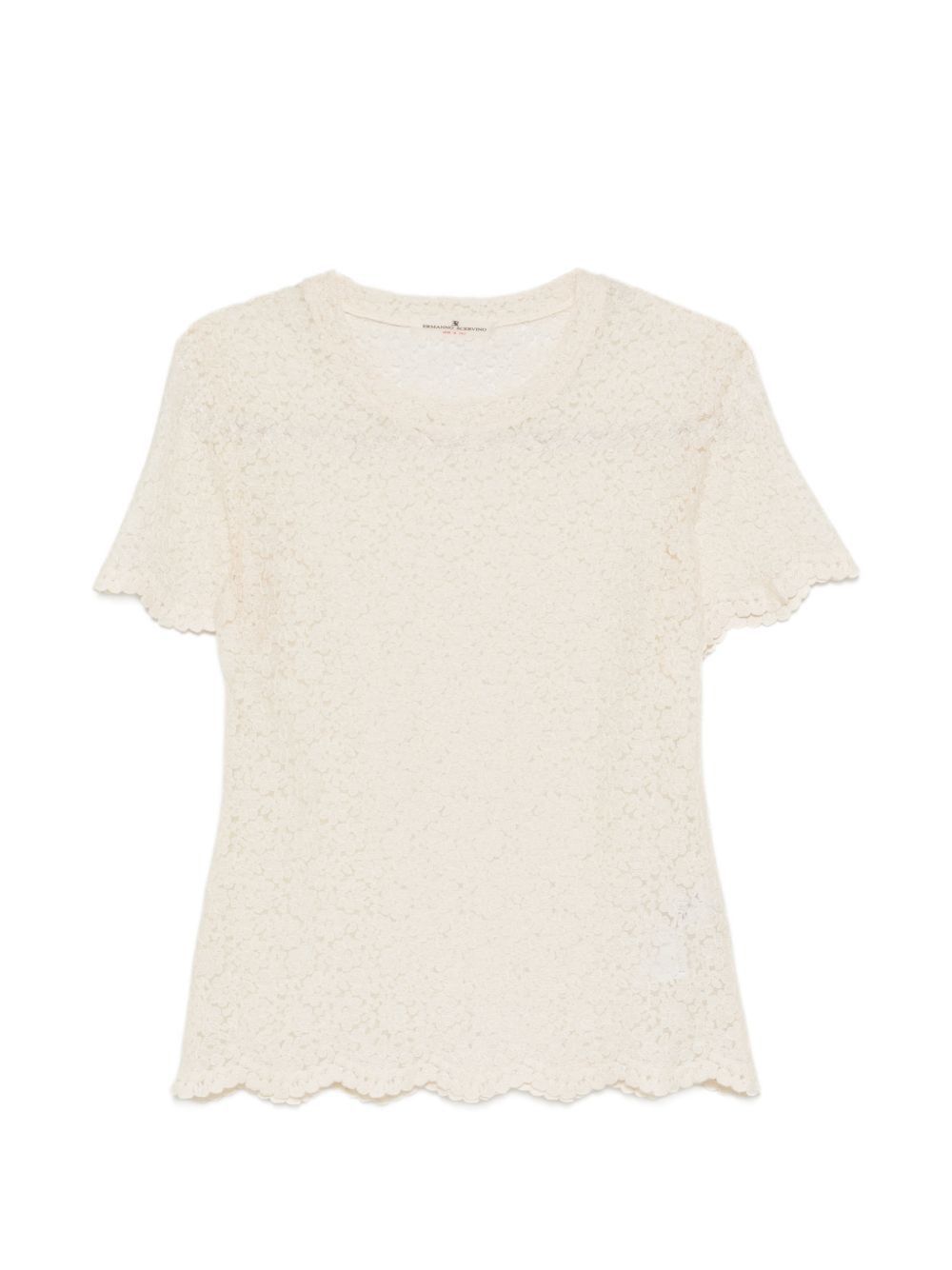 Ermanno Scervino EMBROIDERED T-SHIRT Size M / US 6-8 / IT 42-44 - 1 Thumbnail
