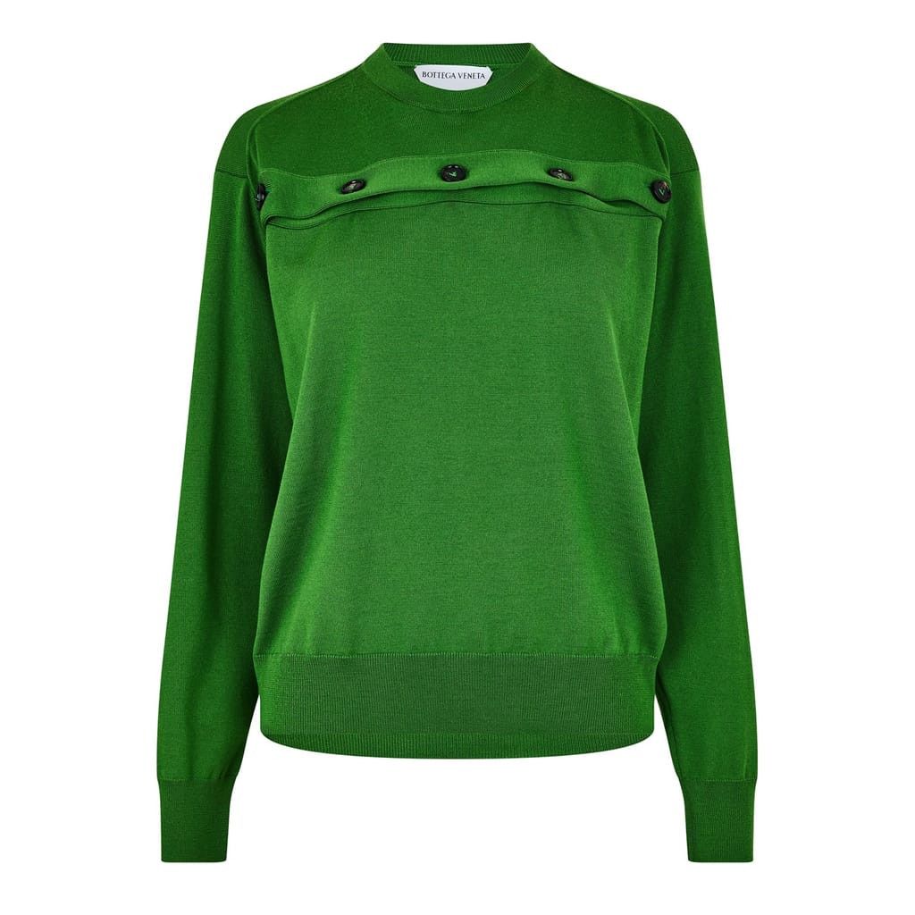 Bottega Veneta Bottega Veneta Crew Neck Long Sleeve Regular Fit Sweater Size M / US 6-8 / IT 42-44 - 2 Thumbnail