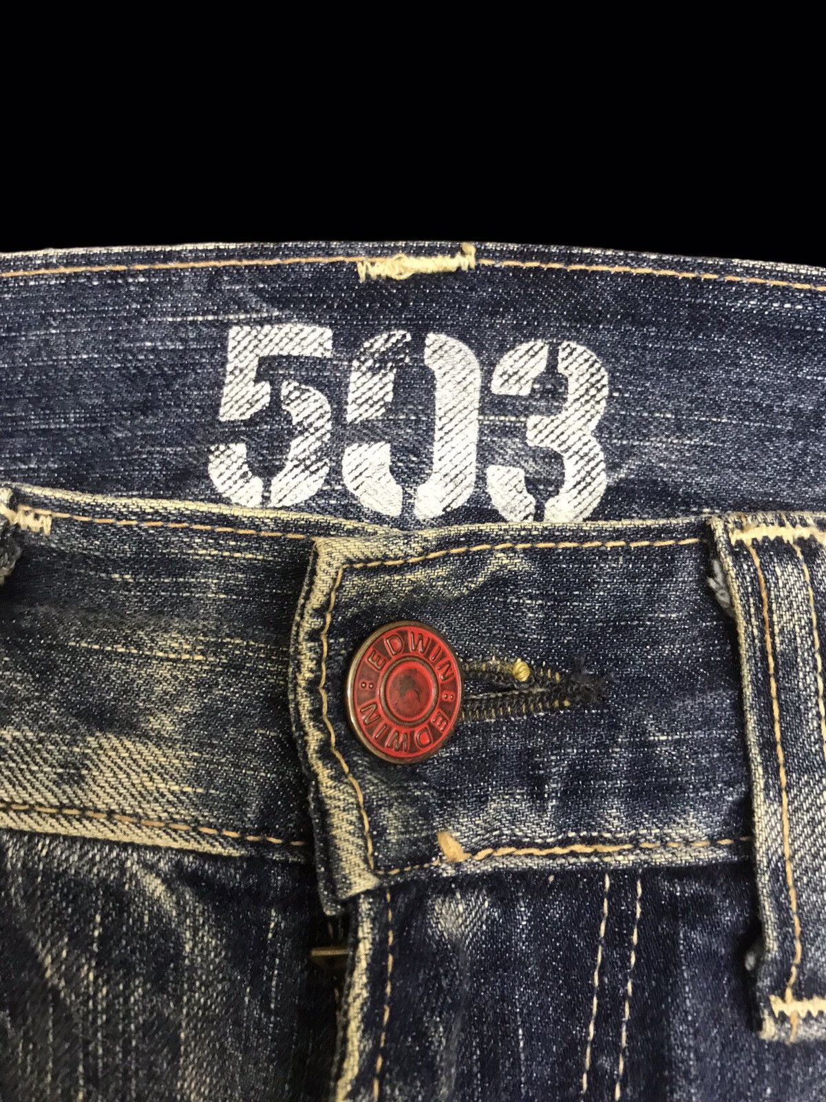 Edwin 💥ARCHIVAL💥EDWIN 503 ARTISANAL FADES REGULAR DENIM F320 Size US 33 - 5 Thumbnail