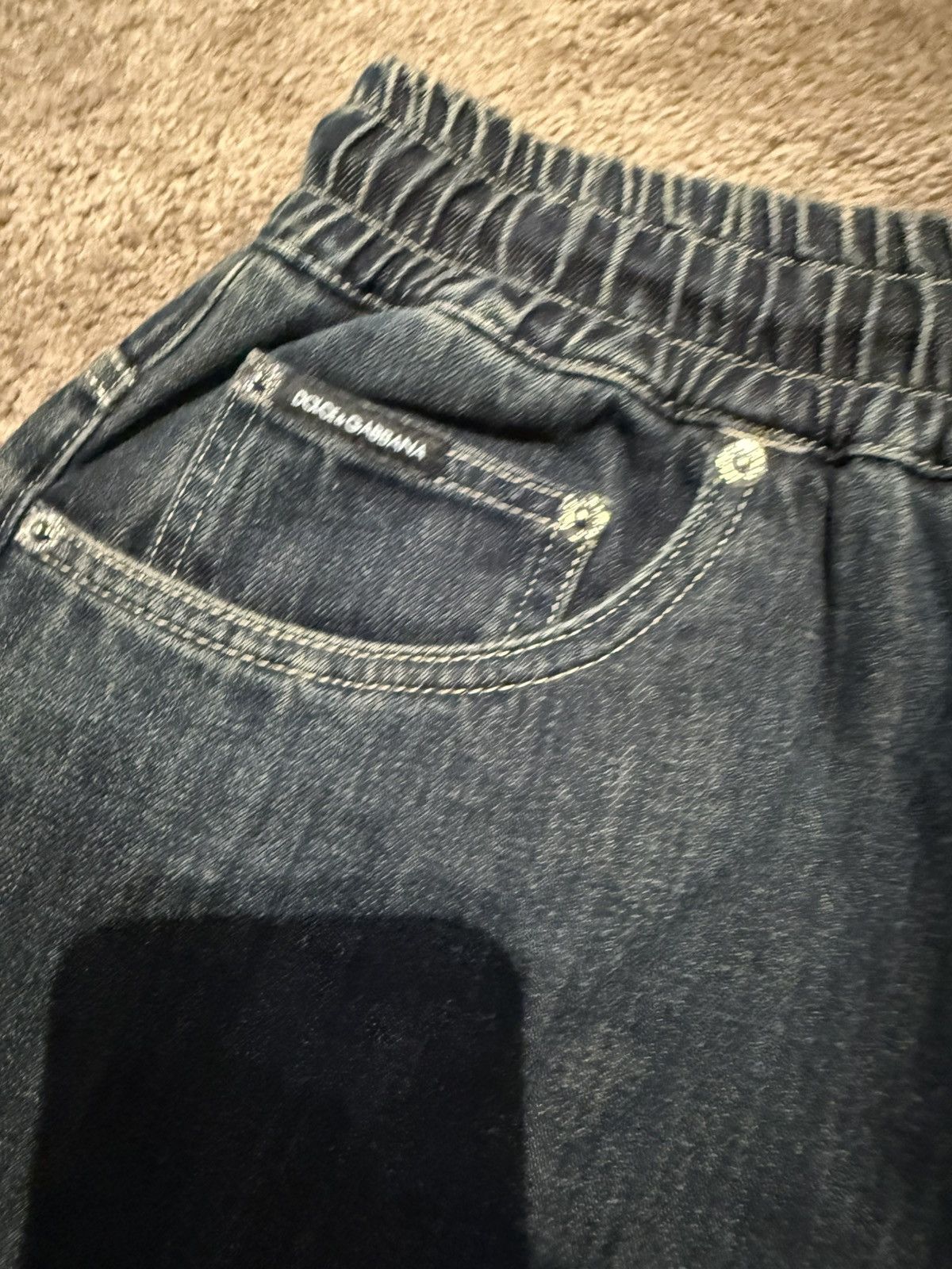 Dolce & Gabbana Dolce & Gabanna Degrade Ombre Denim Cargo Jeans Size US 31 - 6 Thumbnail