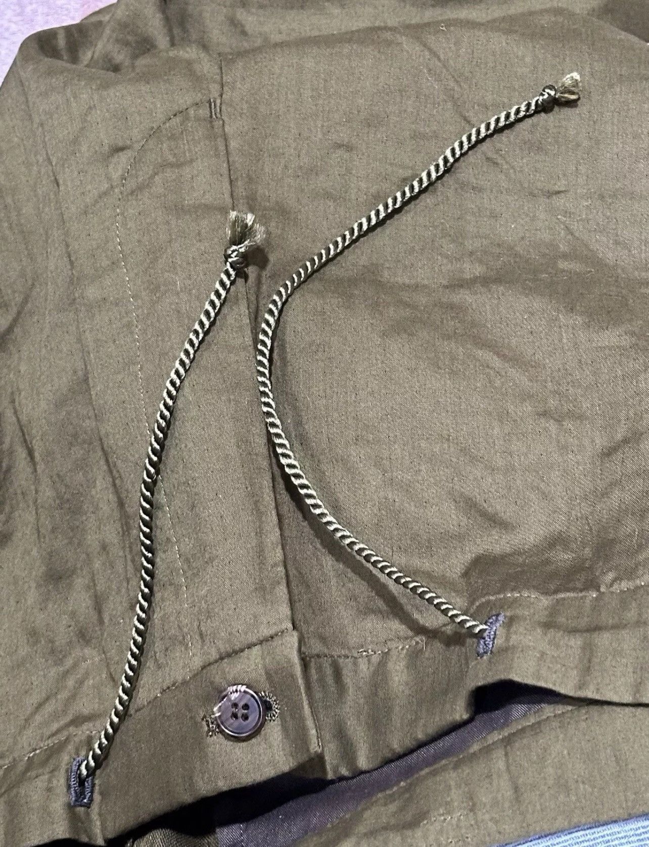 Issey Miyake × Japanese Brand × Vintage Issey Miyake Japan Khaki Pants Lagenlook Avant garde Sz 3-4 Size 30" / US 8 / IT 44 - 16 Thumbnail