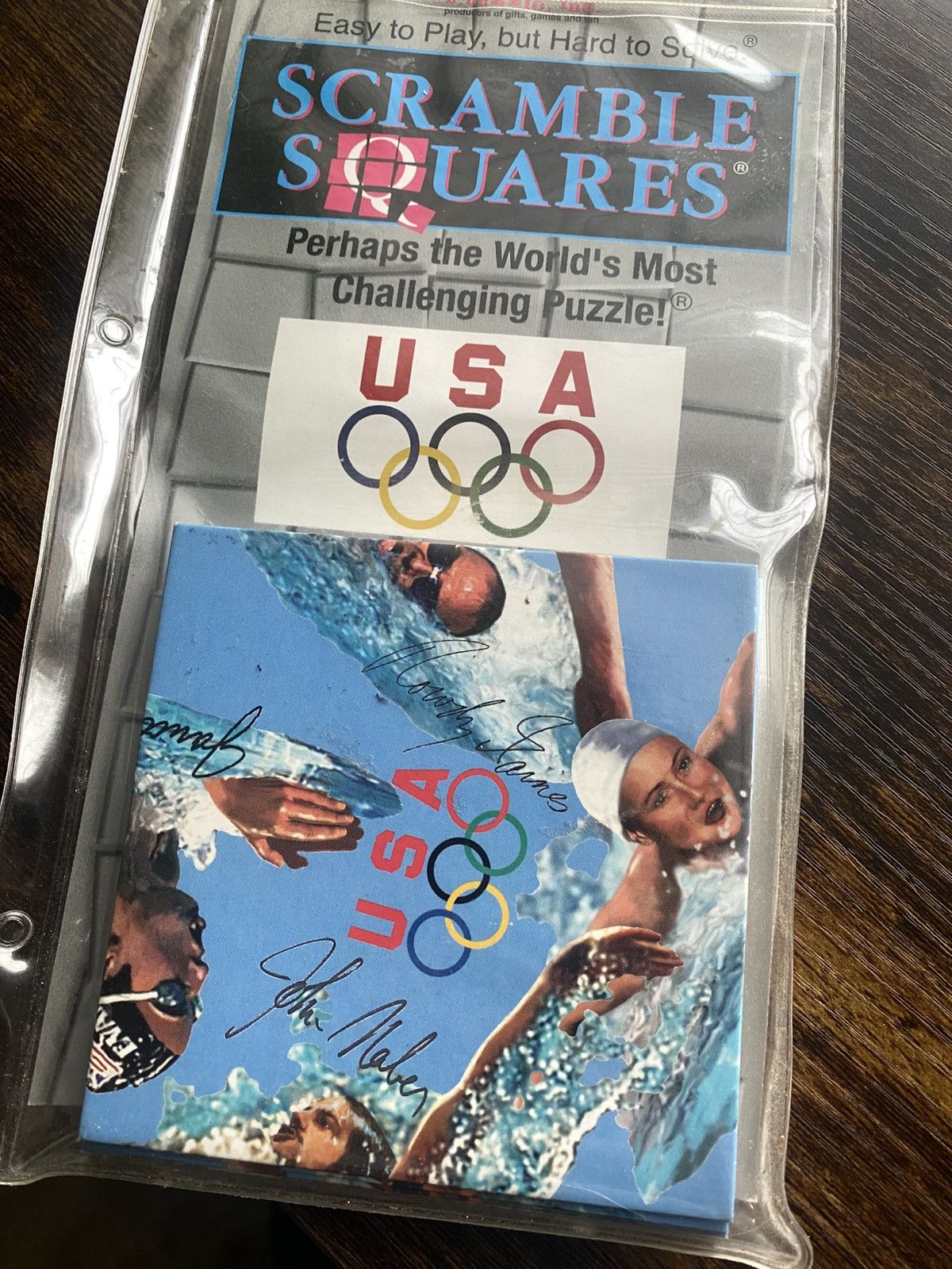 USA Olympics Vintage USA Olympics Swimming Puzzle Game Size ONE SIZE - 2 Thumbnail