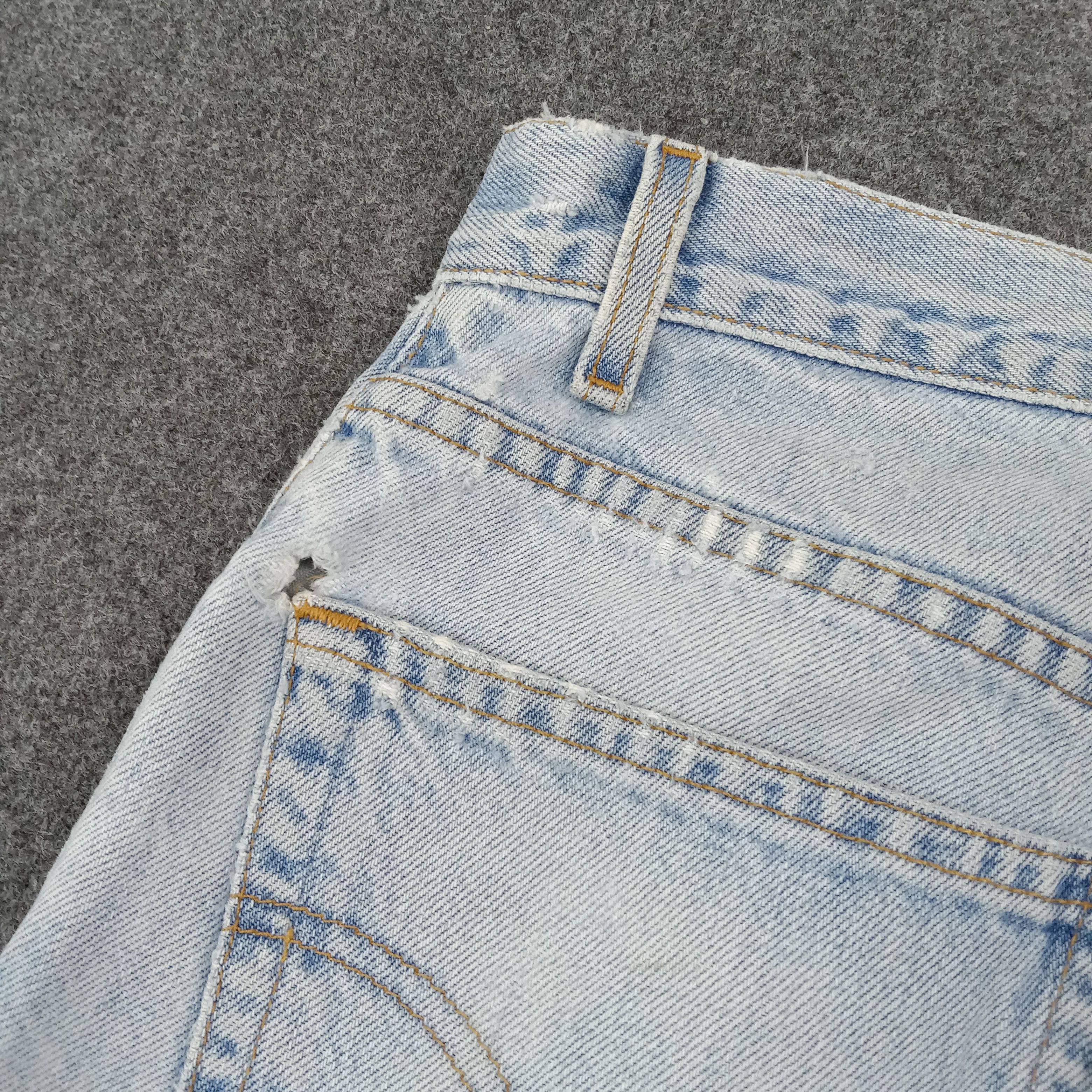 Levi's Levis 560 Red Tab Loose Fit Distressed Denim Jeans C265N10 Size US 33 - 7 Thumbnail