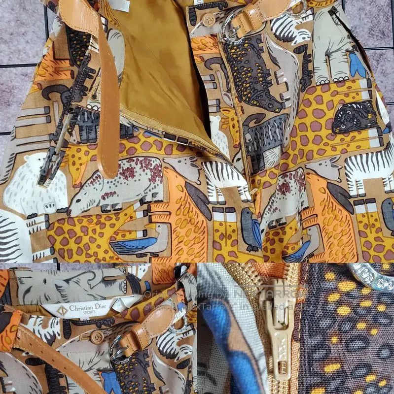 Dior Dior Summer Orange Wool Cartoon Pants . Size 23" - 4 Thumbnail