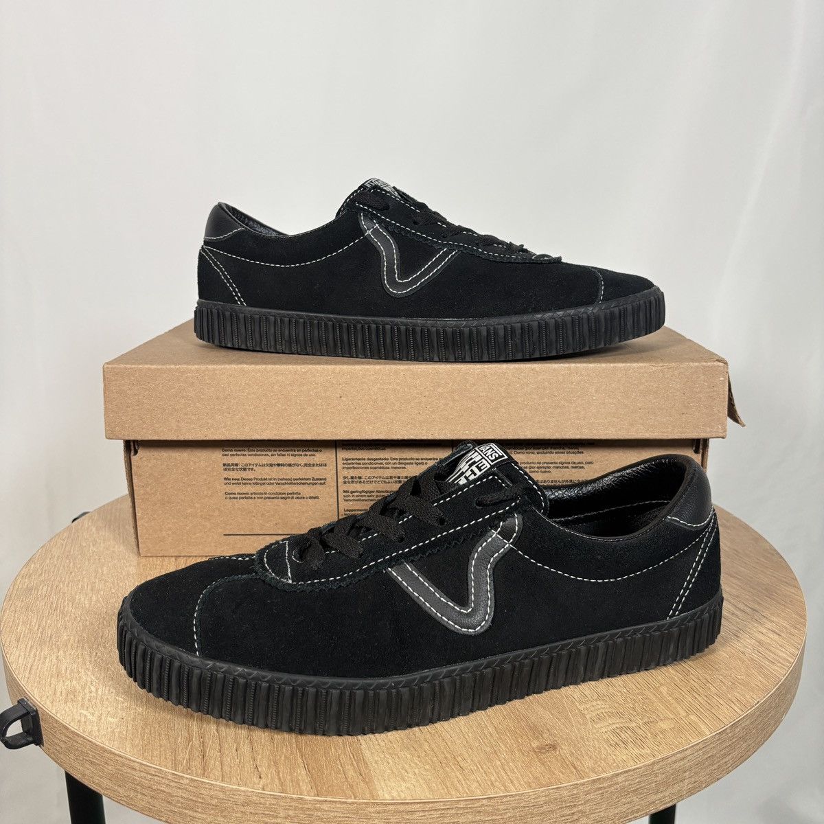 Vans Vans Sport Low Creeper Triple Black Used 9.5M Size US 9.5 / EU 42-43 - 1 Thumbnail