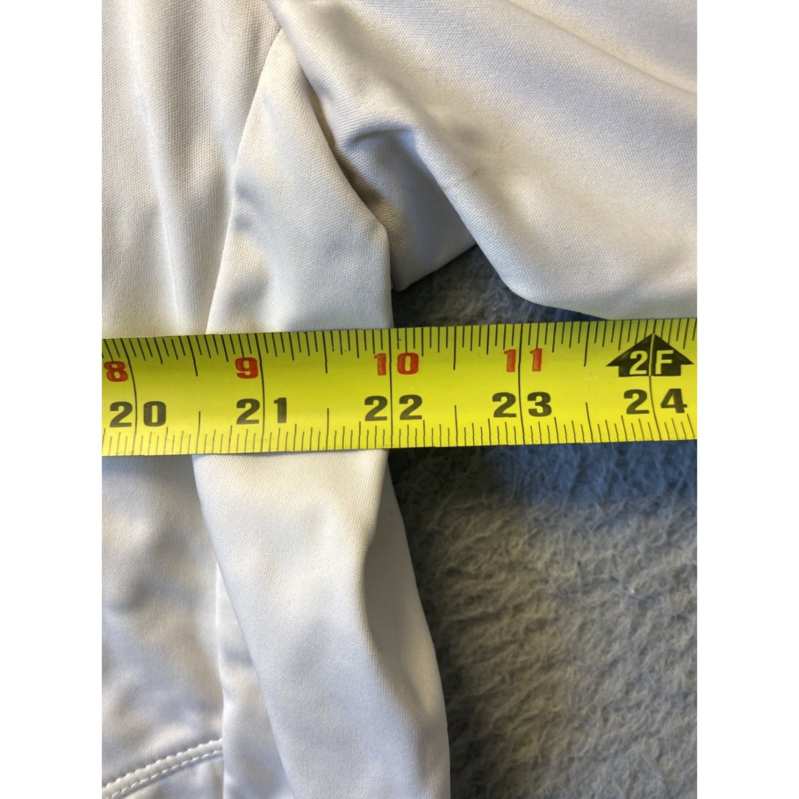 Champion Champion Jacket Mens L Soft Shell Full Zip Cream Lightweight Windbreaker Size US L / EU 52-54 / 3 - 7 Thumbnail