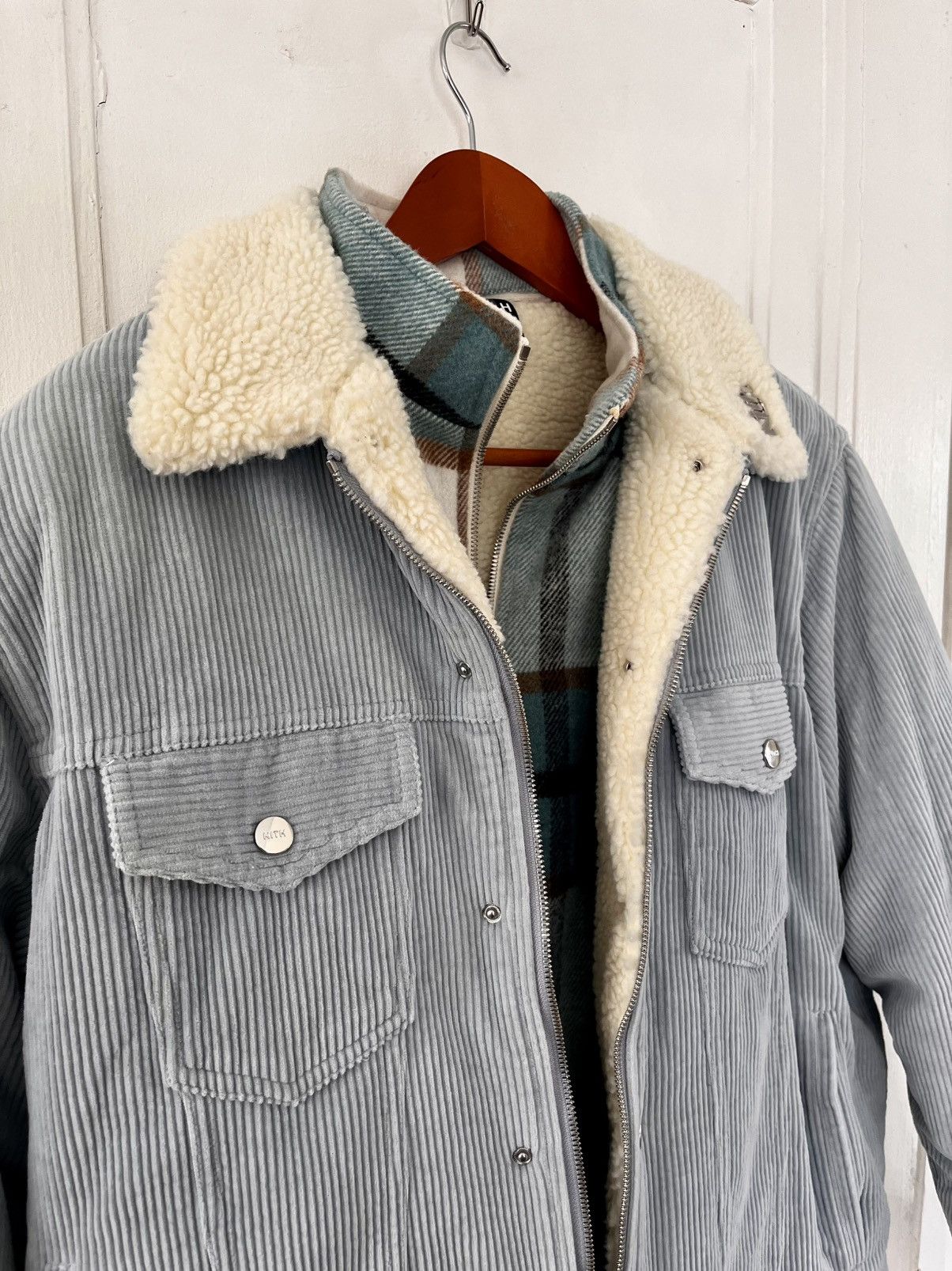 Kith Kith Light Blue Corduroy Laight Jacket - Medium Size US M / EU 48-50 / 2 - 3 Thumbnail