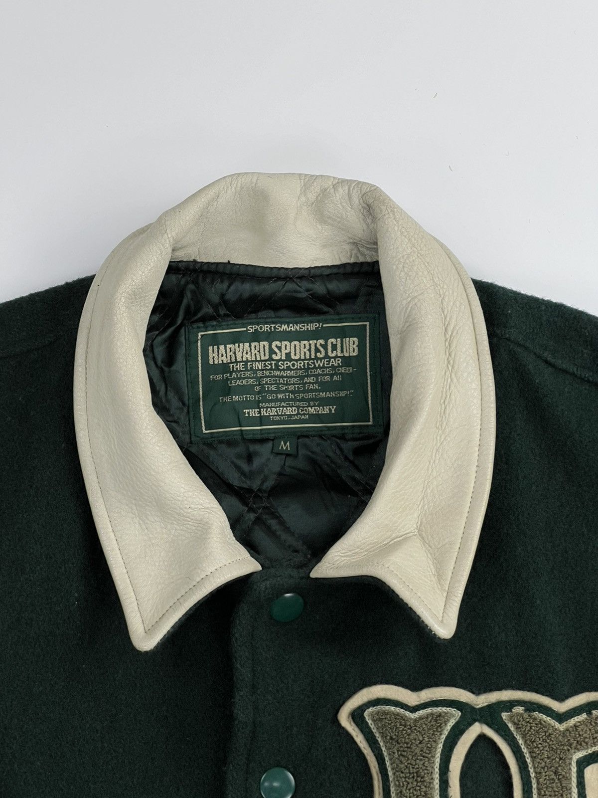 Japanese Brand VINTAGE HAVARD SPORTS CLUB VARSITY JACKET Size US M / EU 48-50 / 2 - 8 Thumbnail