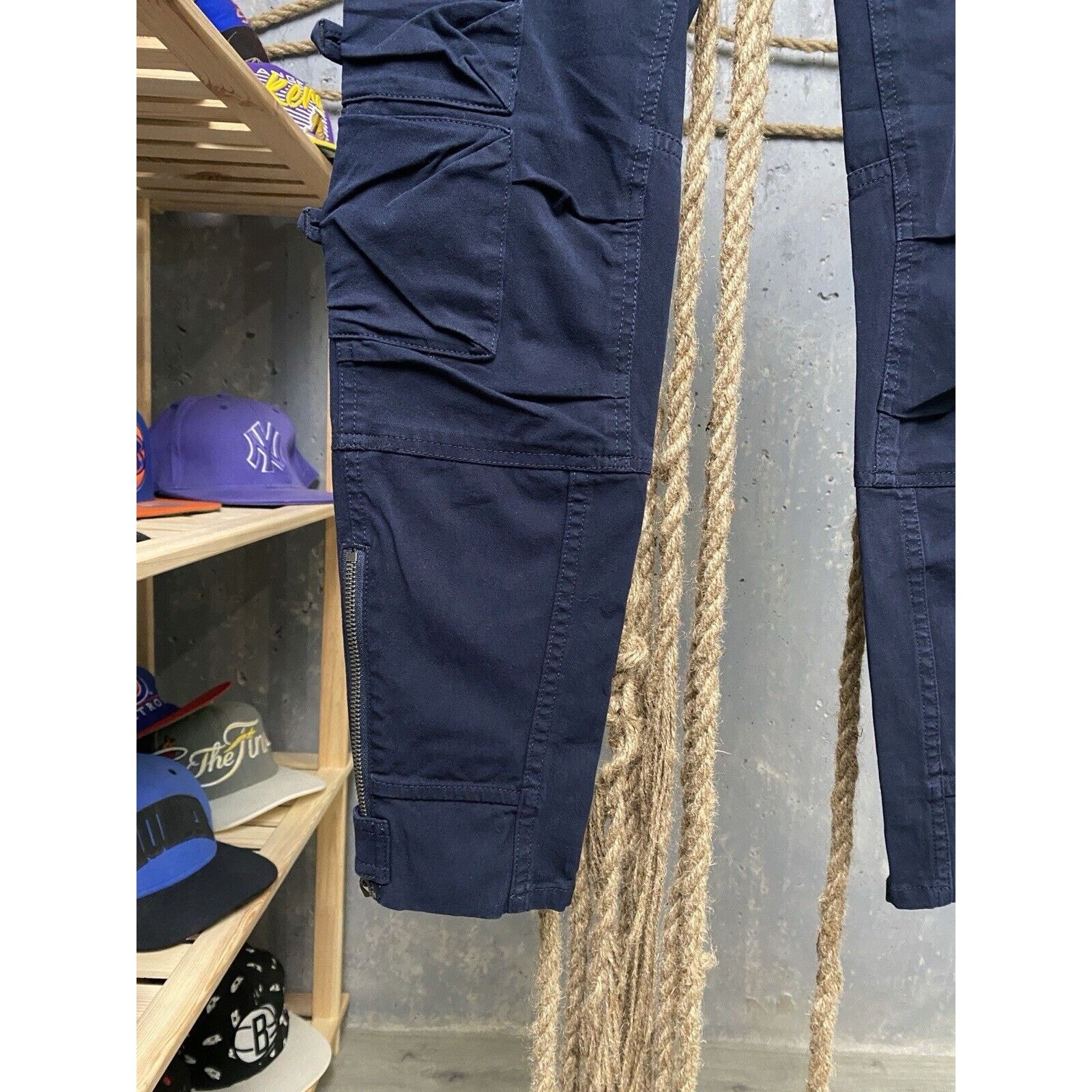 Ralph Lauren Vintage Ralph Lauren Cargo Pants Women Blue Pockets Size 4 Size 27" / US 4 / IT 40 - 5 Thumbnail