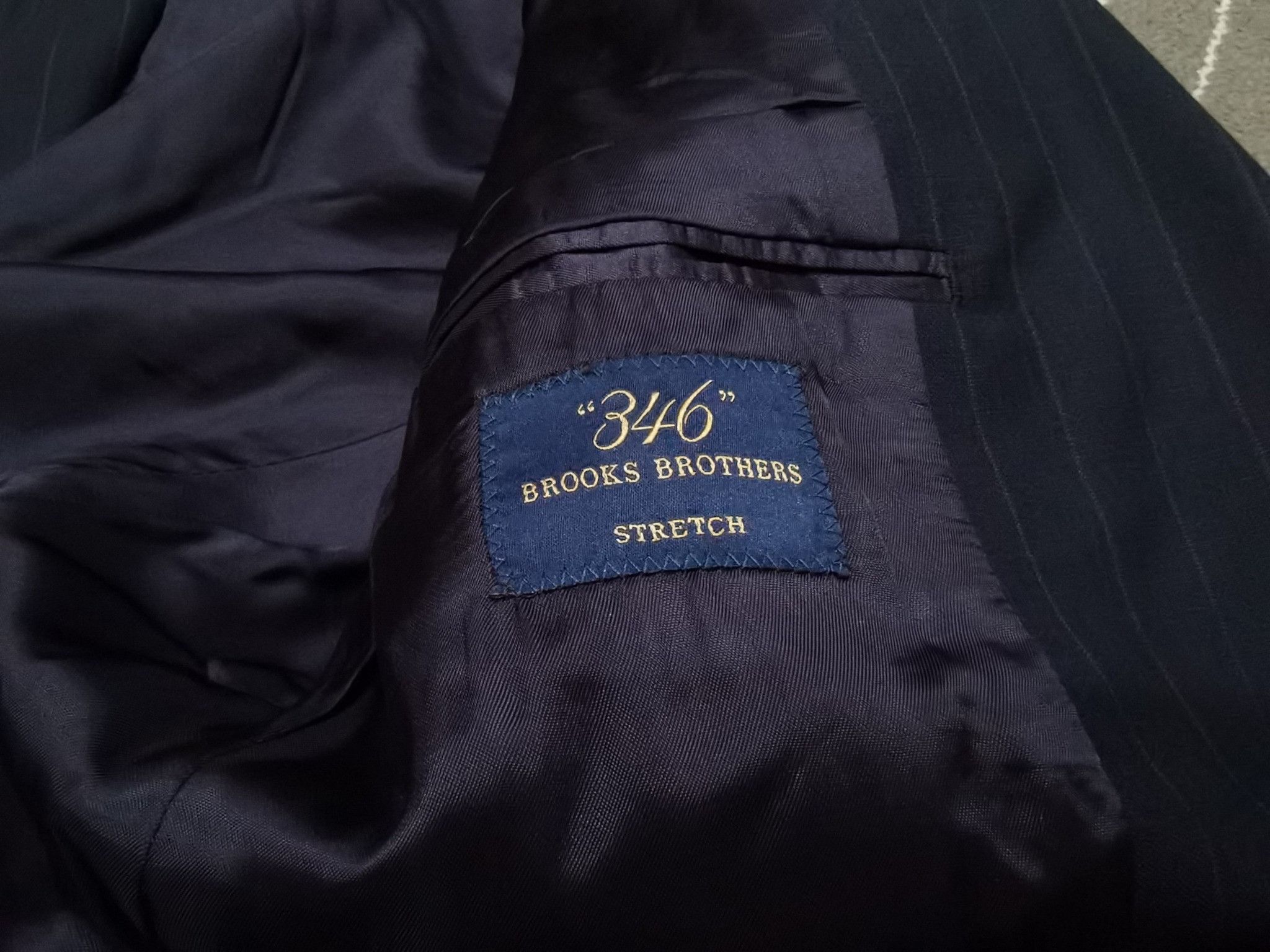Brooks Brothers 346 BROOKS BROTHERS STRETCH blazer S 7215 Size 36S - 10 Thumbnail