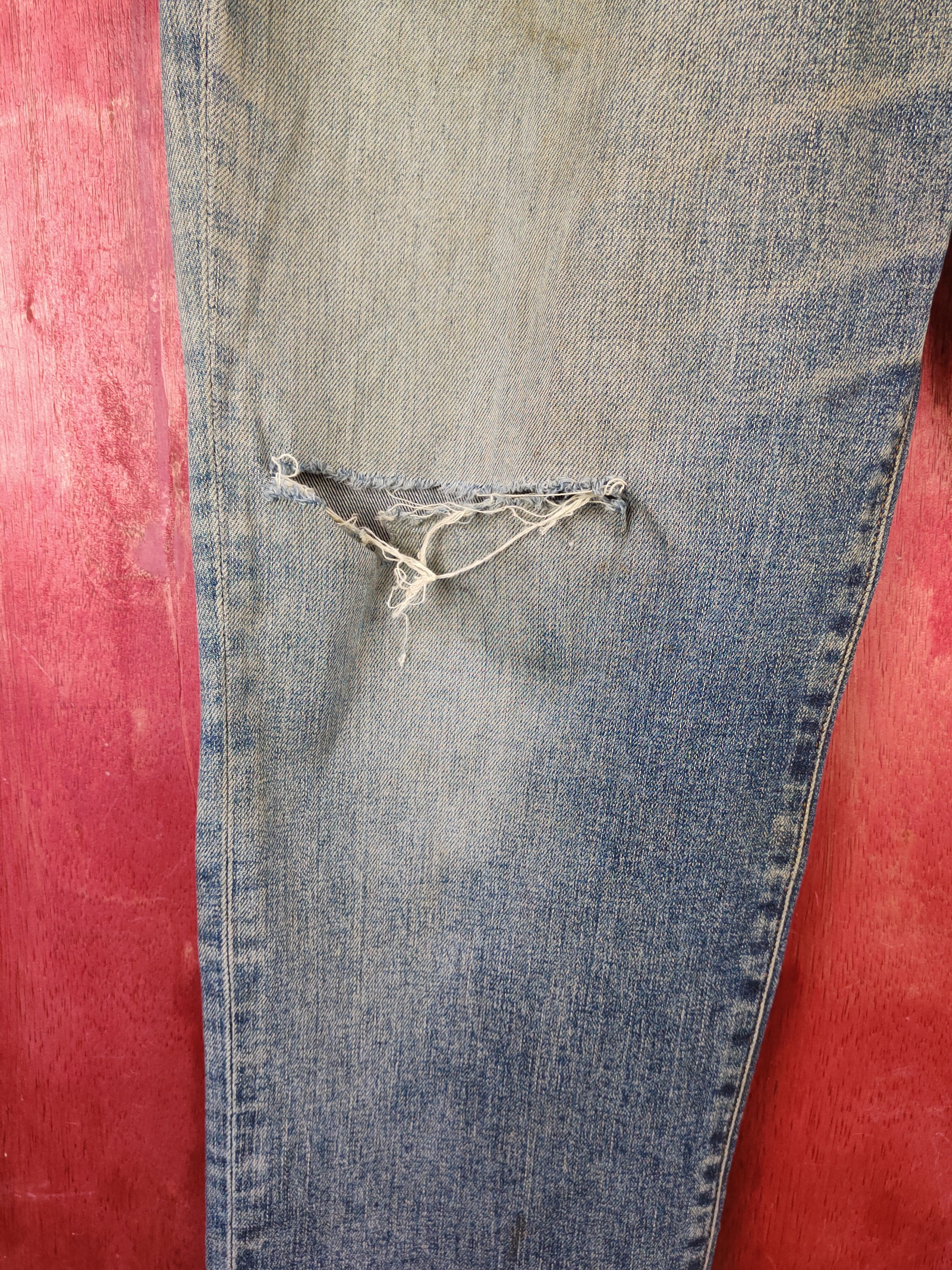 Edwin Edwin Dark Blue Distressed Multipocket Denim #S1609 Size US 35 - 4 Thumbnail