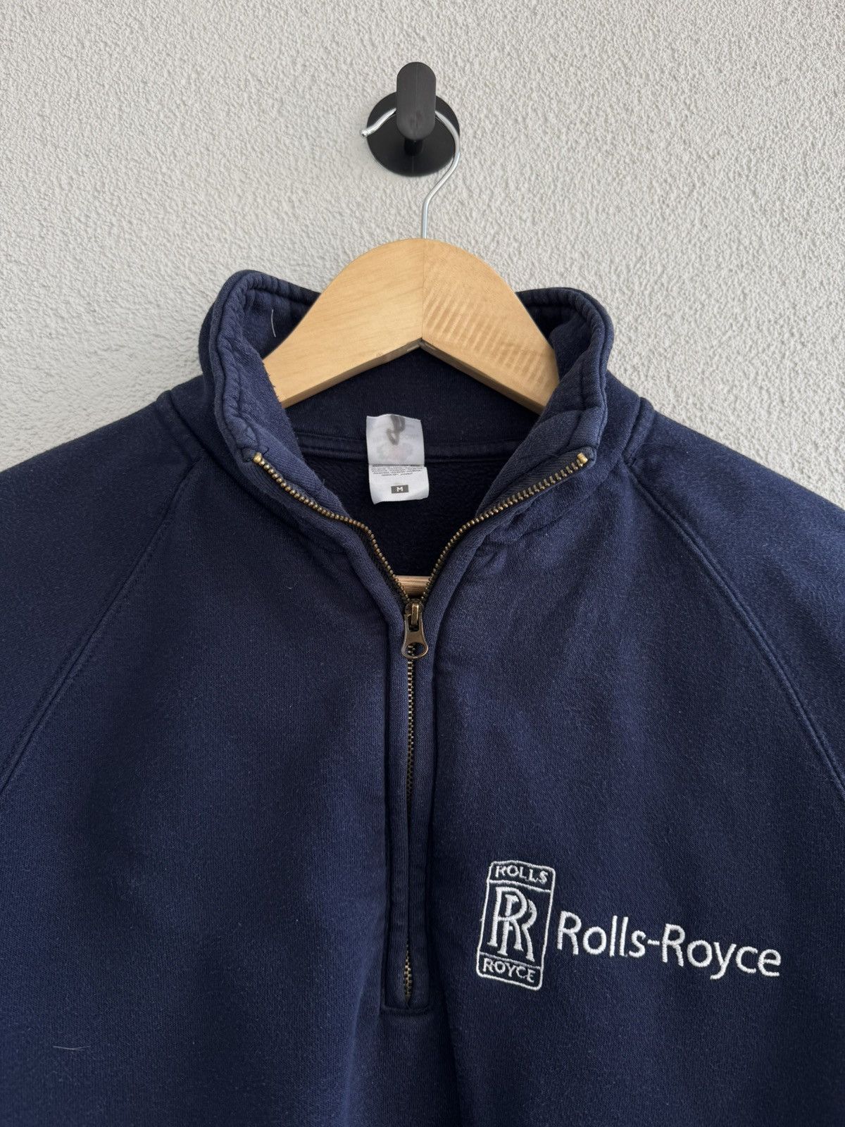 Vintage Rolls-Royce Logo Sweatshirt Vintage Size US M / EU 48-50 / 2 - 3 Thumbnail