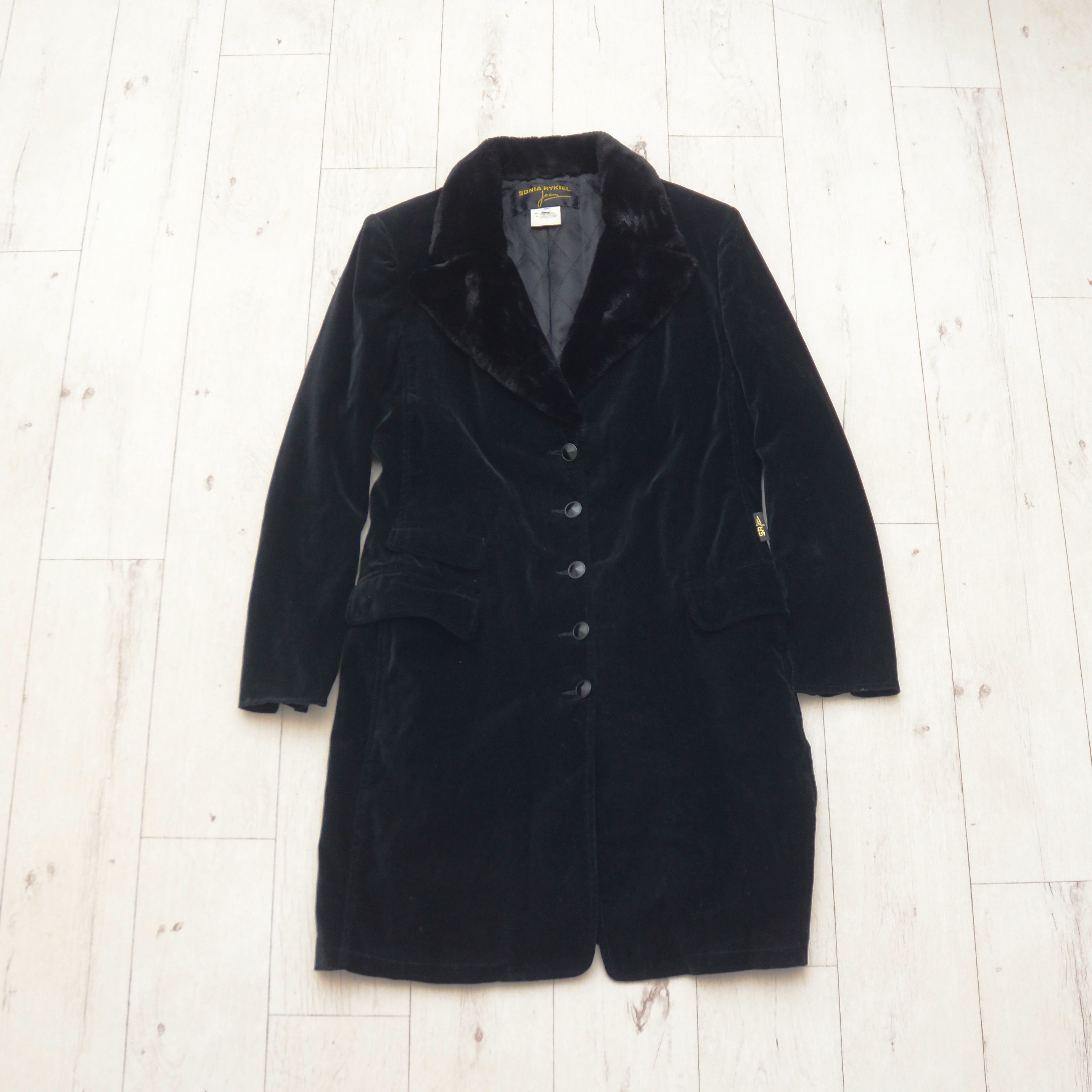 Sonia Rykiel Sonia Rykiel Paris Velvet Vintage Coat Velour Avant Garde Size M / US 6-8 / IT 42-44 - 1 Thumbnail