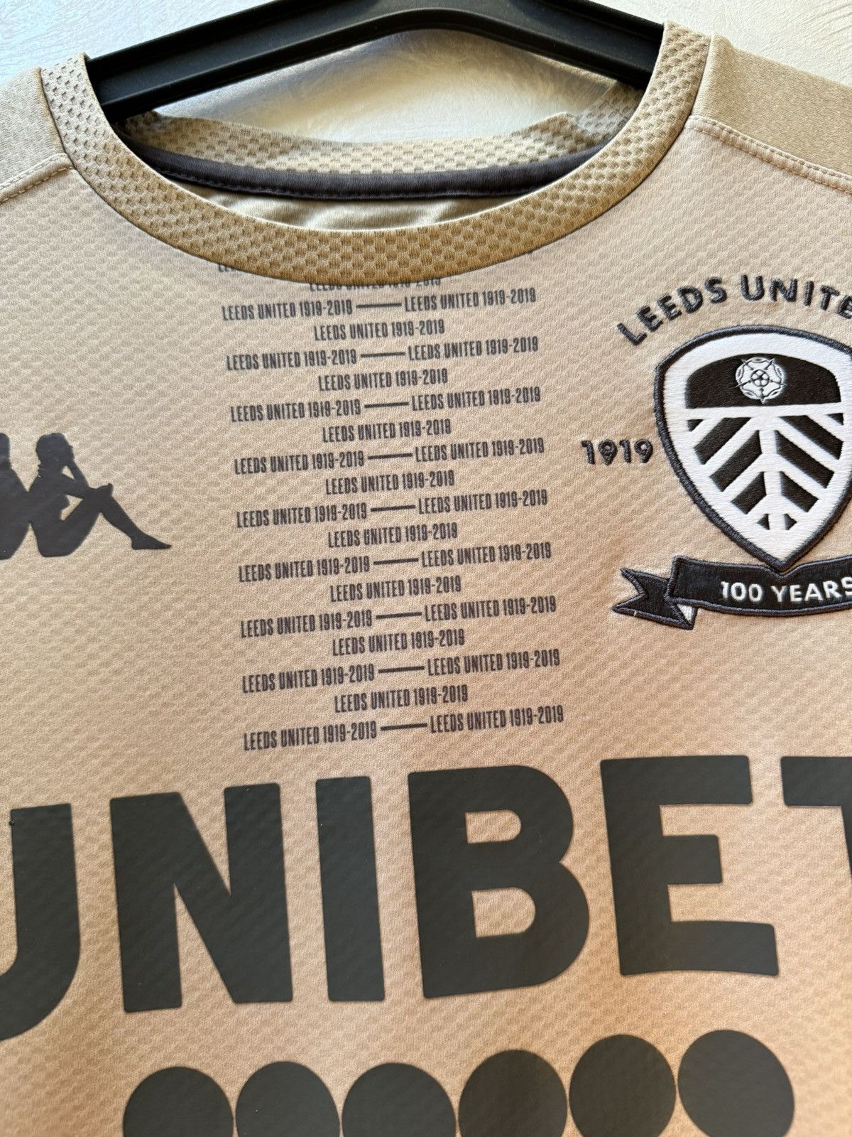 Kappa Kappa Leeds United shirt 2019 limited 100years soccer jersey Size US M / EU 48-50 / 2 - 4 Thumbnail