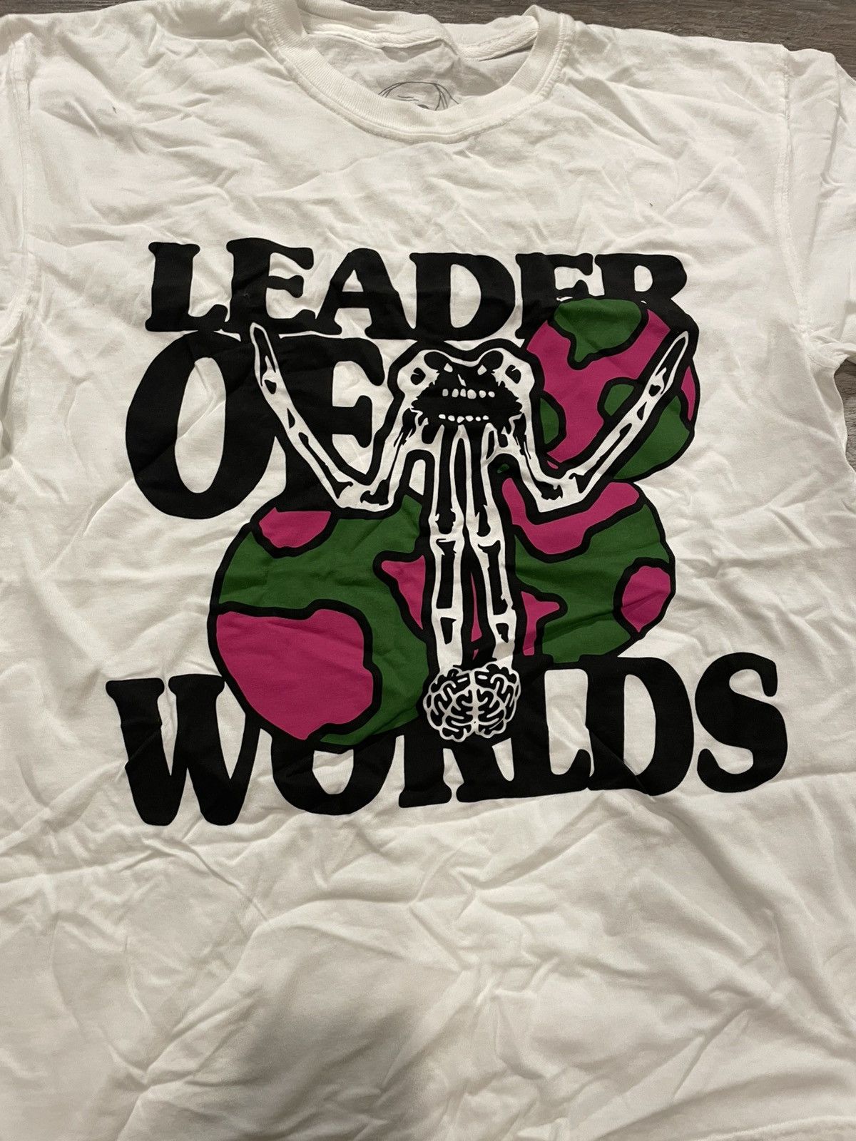 Vintage Leader of Worlds Vintage tee Medium Size US M / EU 48-50 / 2 - 2 Thumbnail