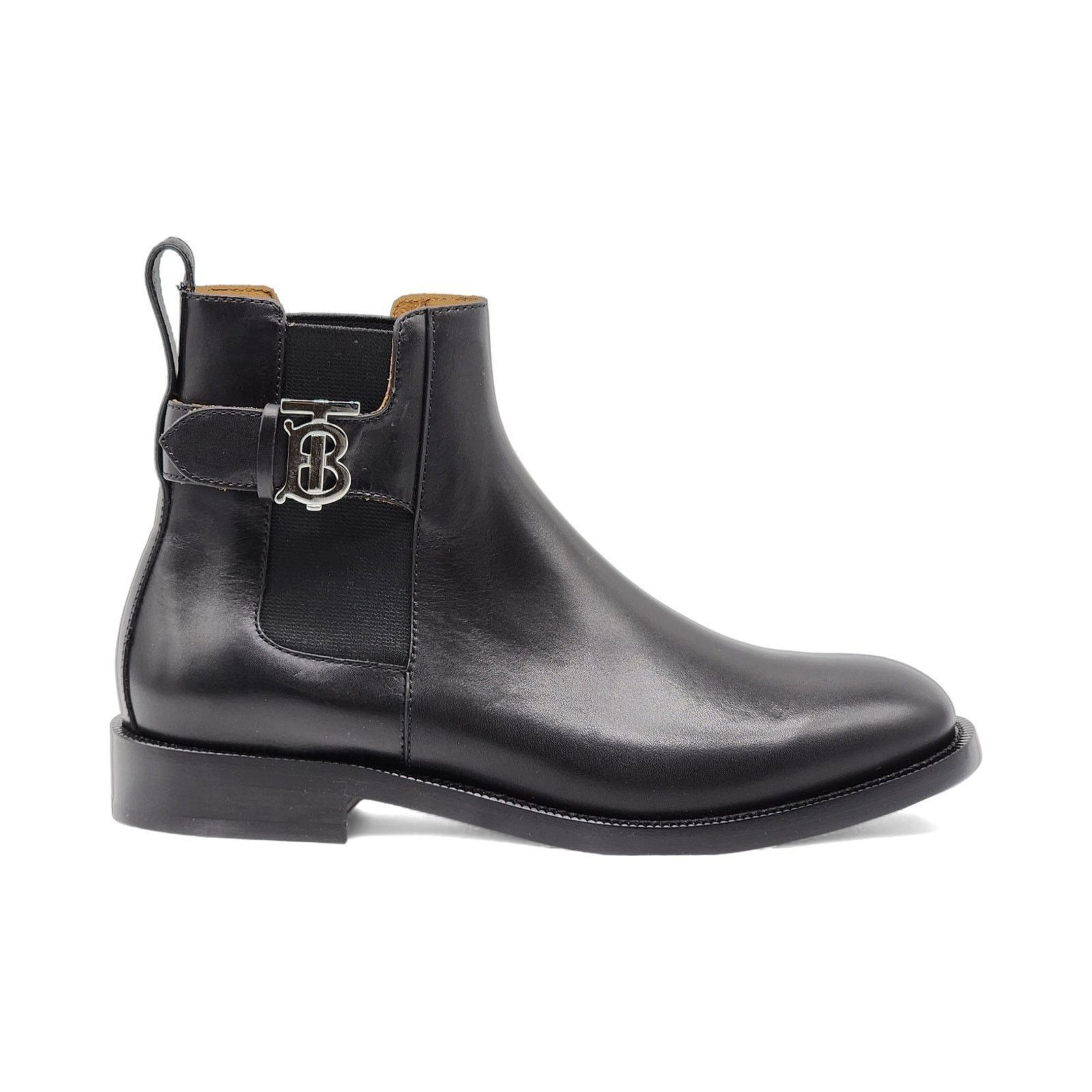 Burberry Luke TB Buckle Leather Chelsea Boot Black 41.5 8.5US $1050 Size US 8.5 / EU 41-42 - 2 Thumbnail