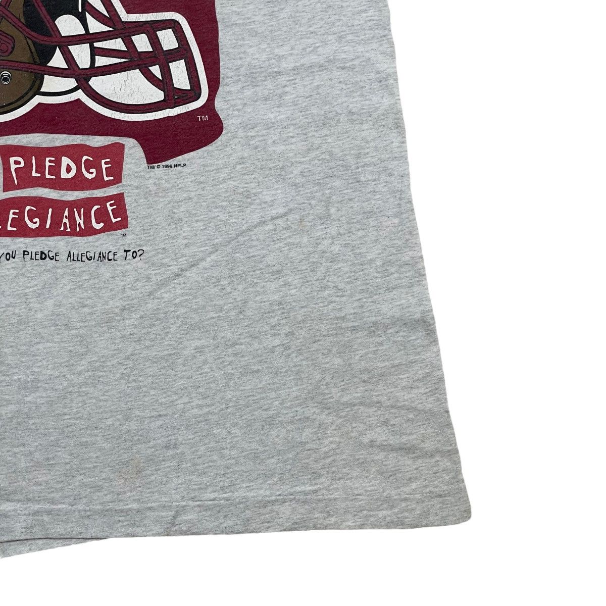 NFL Vintage 1996 NFLP SF Pledge Allegiance Tee Size US XL / EU 56 / 4 - 5 Thumbnail