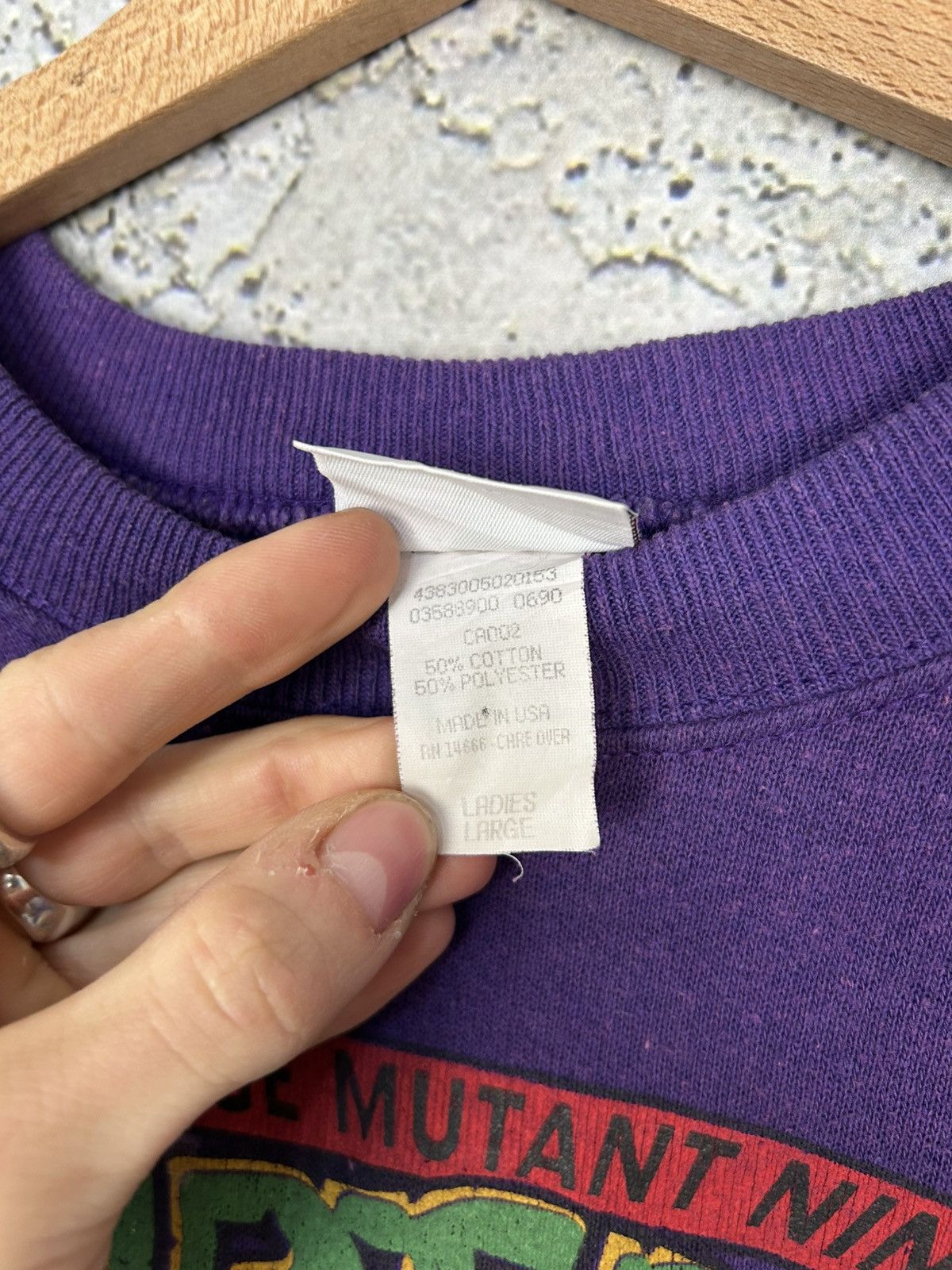 Vintage Vintage Teenage Mutant Ninja Turtles 90s Crewneck Archive Size US L / EU 52-54 / 3 - 6 Thumbnail