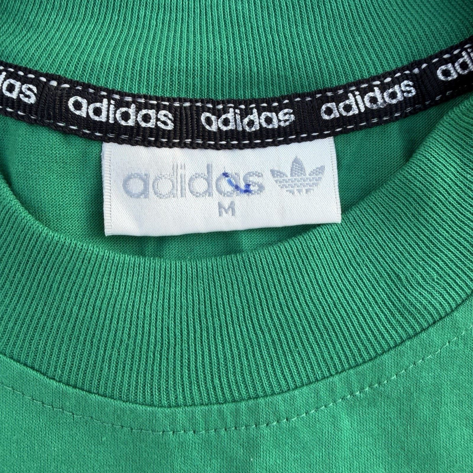 Adidas × Vintage Vintage 90s Adidas Germany Soccer Football Green Tee T-Shirt Size US M / EU 48-50 / 2 - 6 Thumbnail