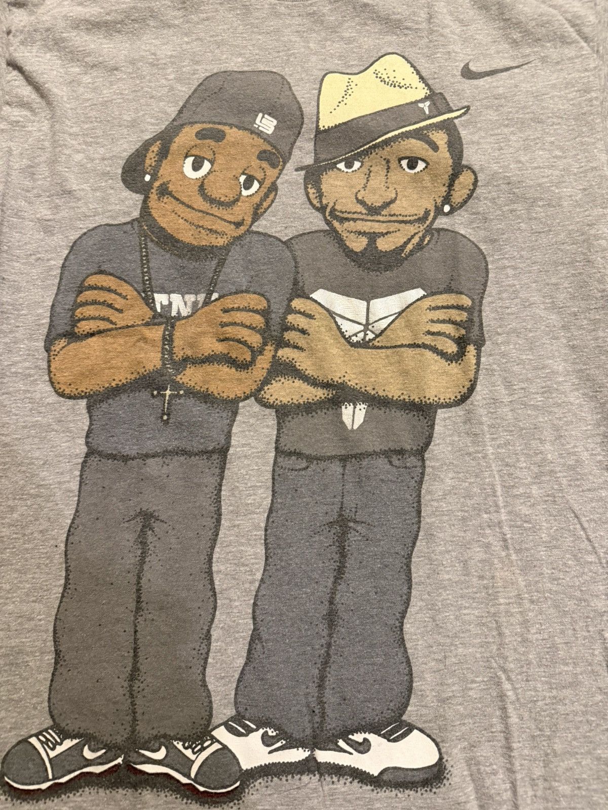 Nike Very Rare Kobe And Lebron Nike Tee Size US S / EU 44-46 / 1 - 2 Thumbnail