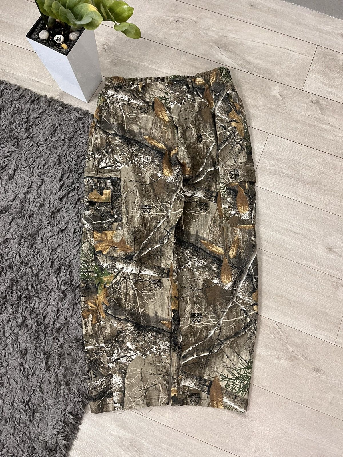🔥CRAZY BAGGY REALTREE VINTAGE Y2K TRACK CARGO PANTS USA