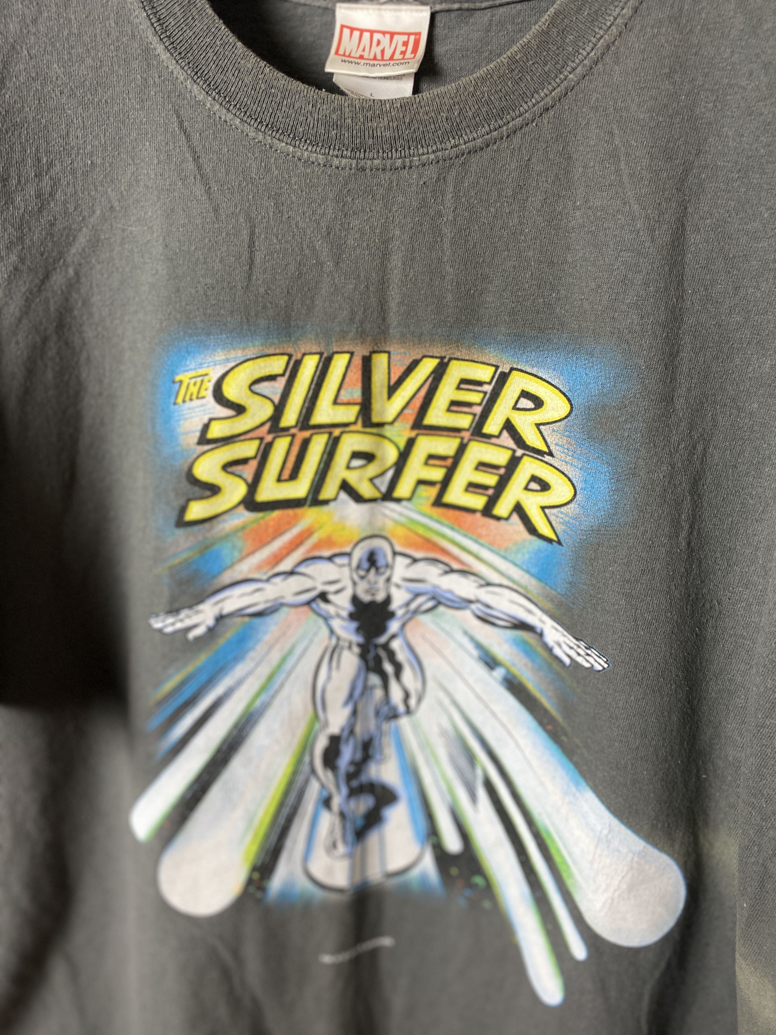 Marvel Comics Vintage 2003 Marvel The Silver Surfer t-shirt tee printed Size US L / EU 52-54 / 3 - 2 Thumbnail