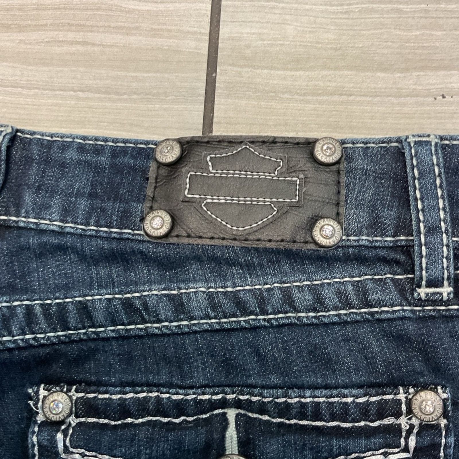 Harley Davidson Vintage Harley Davidson Bootcut Jeans Size 30" / US 8 / IT 44 - 4 Thumbnail