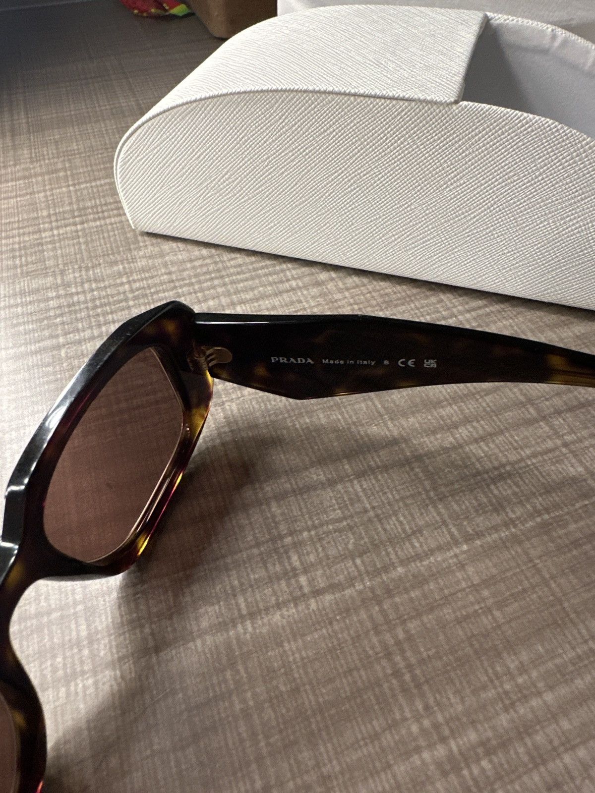 Prada PRADA Women's PR 17WS Rectangle Sunglasses Size ONE SIZE - 8 Thumbnail