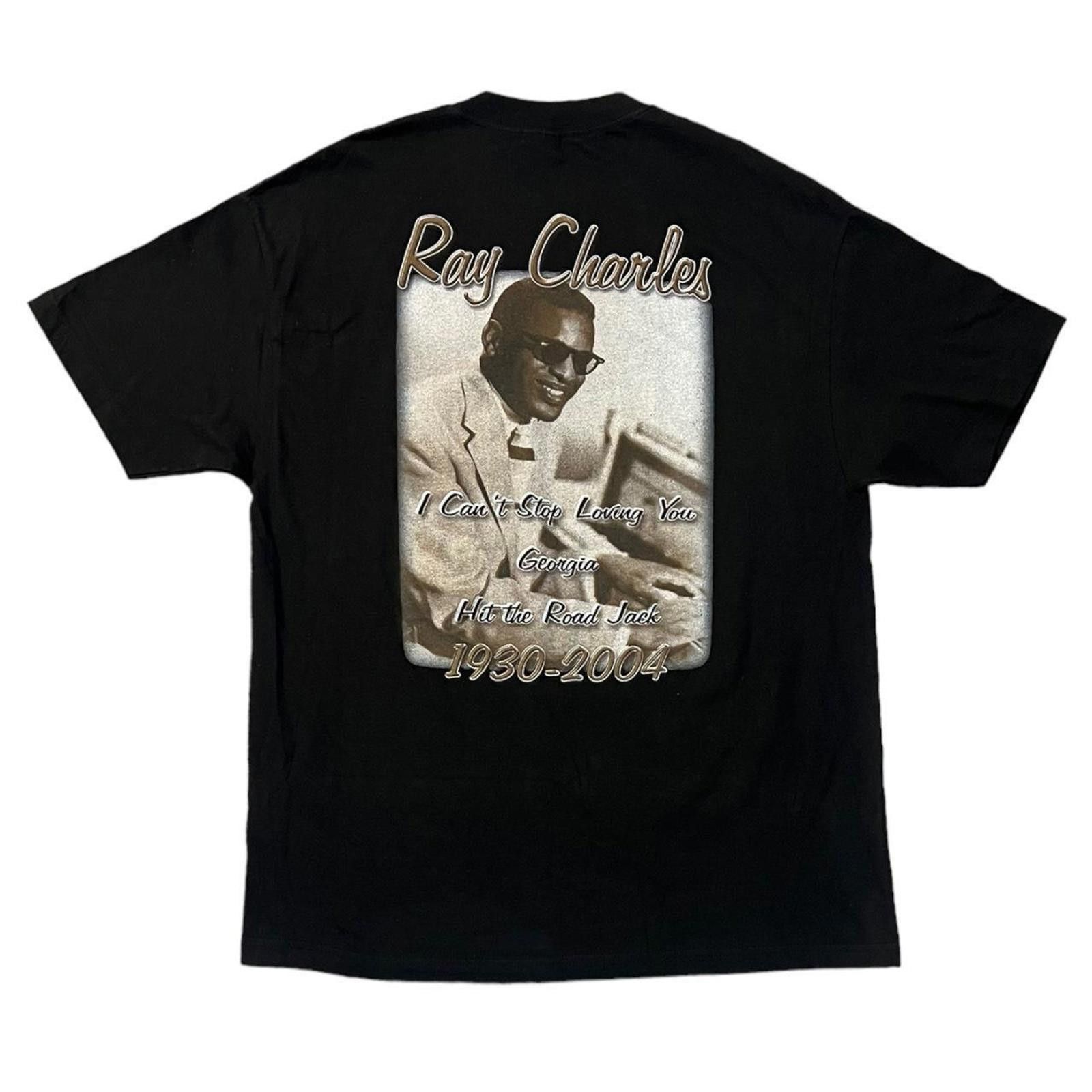 Other Vintage Ray Charles Father Of Soul Memorial T-shirt Size US XL / EU 56 / 4 - 2 Thumbnail