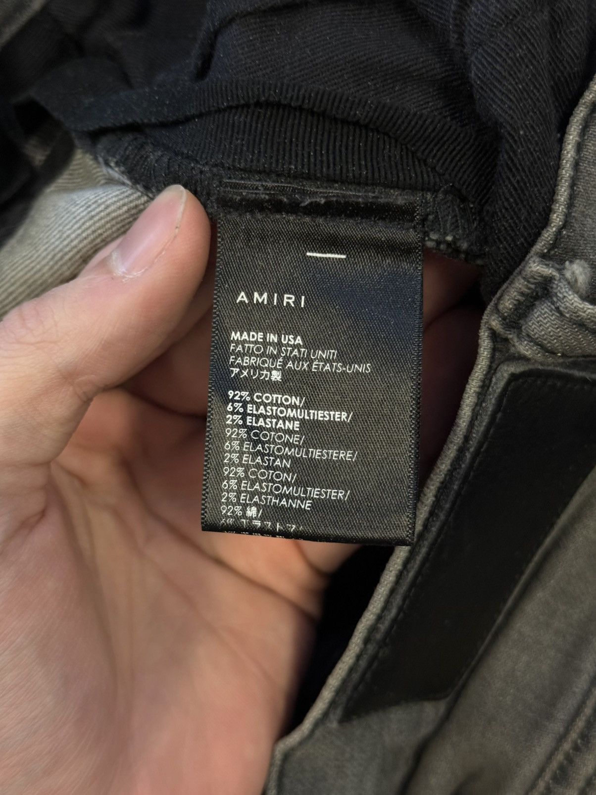 Amiri Amiri Jeans Grey Casual Pants Size 30 Clean 🧼 Size US 30 / EU 46 - 14 Thumbnail