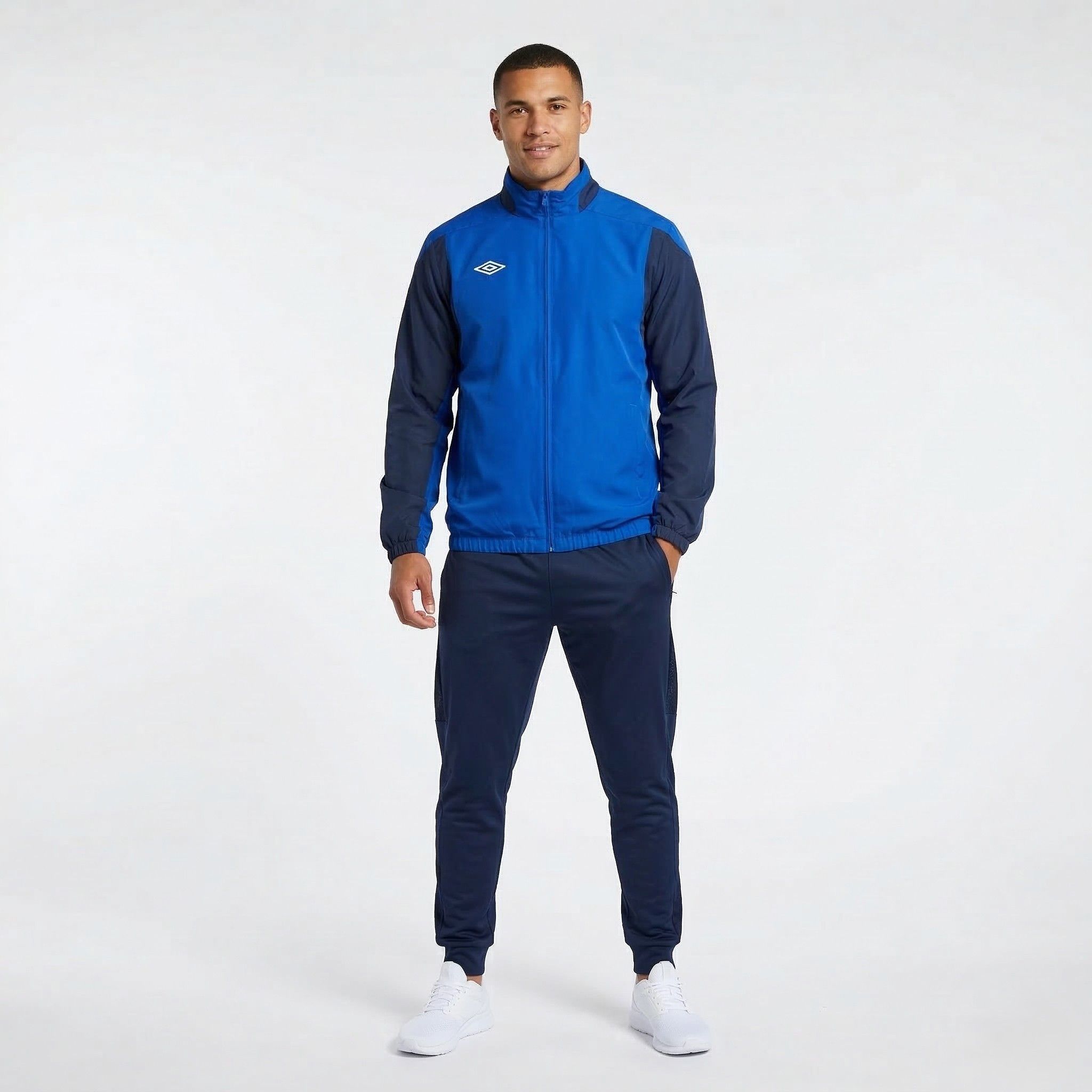Umbro Umbro Men L Jacket Blue Indigo Activewear 3138 Size US L / EU 52-54 / 3 - 1 Thumbnail