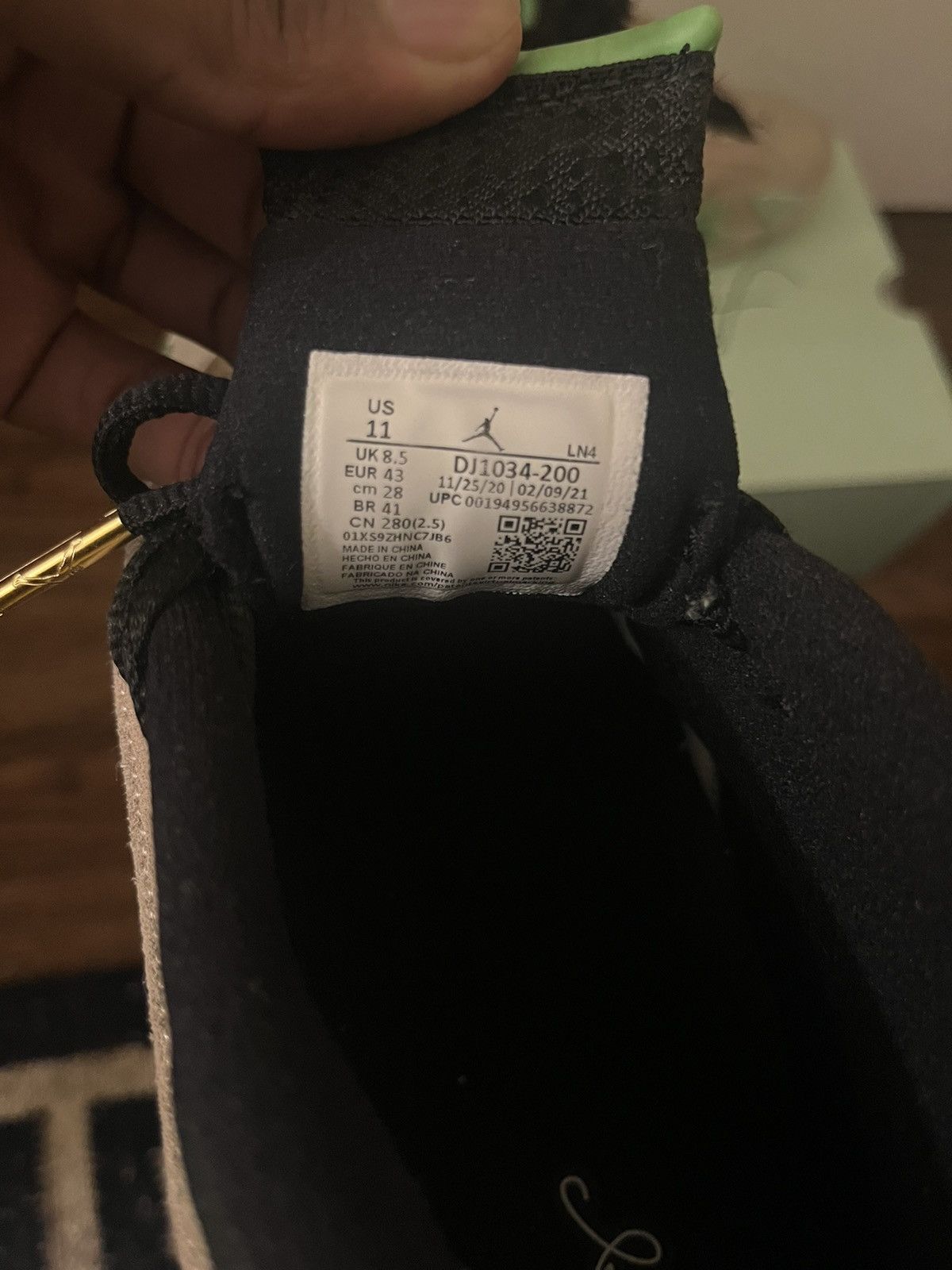 Jordan Brand × Nike Aleali may Jordan 14 Size US 9.5 / EU 42-43 - 6 Thumbnail