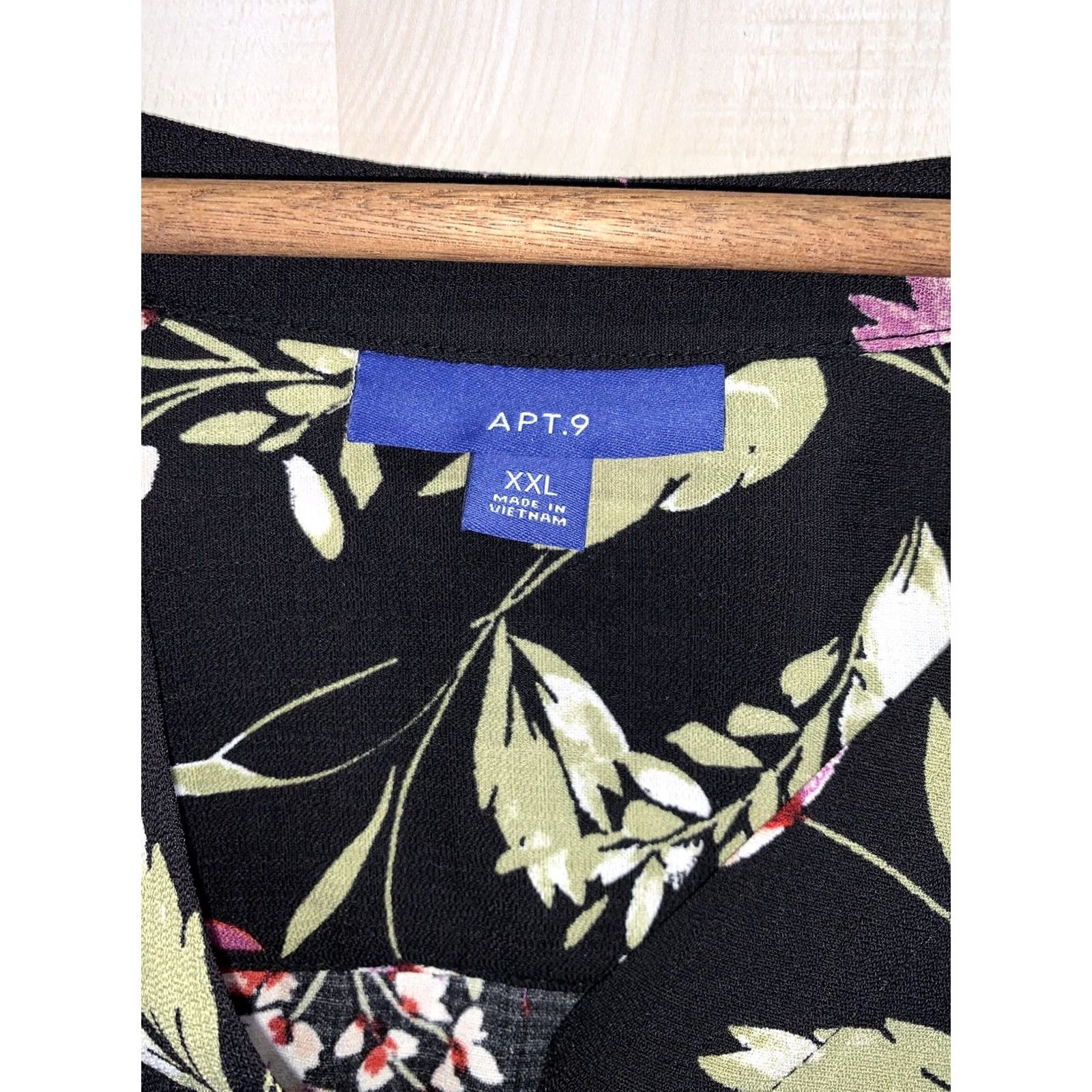 Apt. 9 Apt.9 Black Chiffon Crop Blouse Top Womens 2XL NWT-6732 Shirt Womens 2XL Black Chiffon Cropped Top Size XXL / US 16-18 / IT 52-54 - 3 Thumbnail