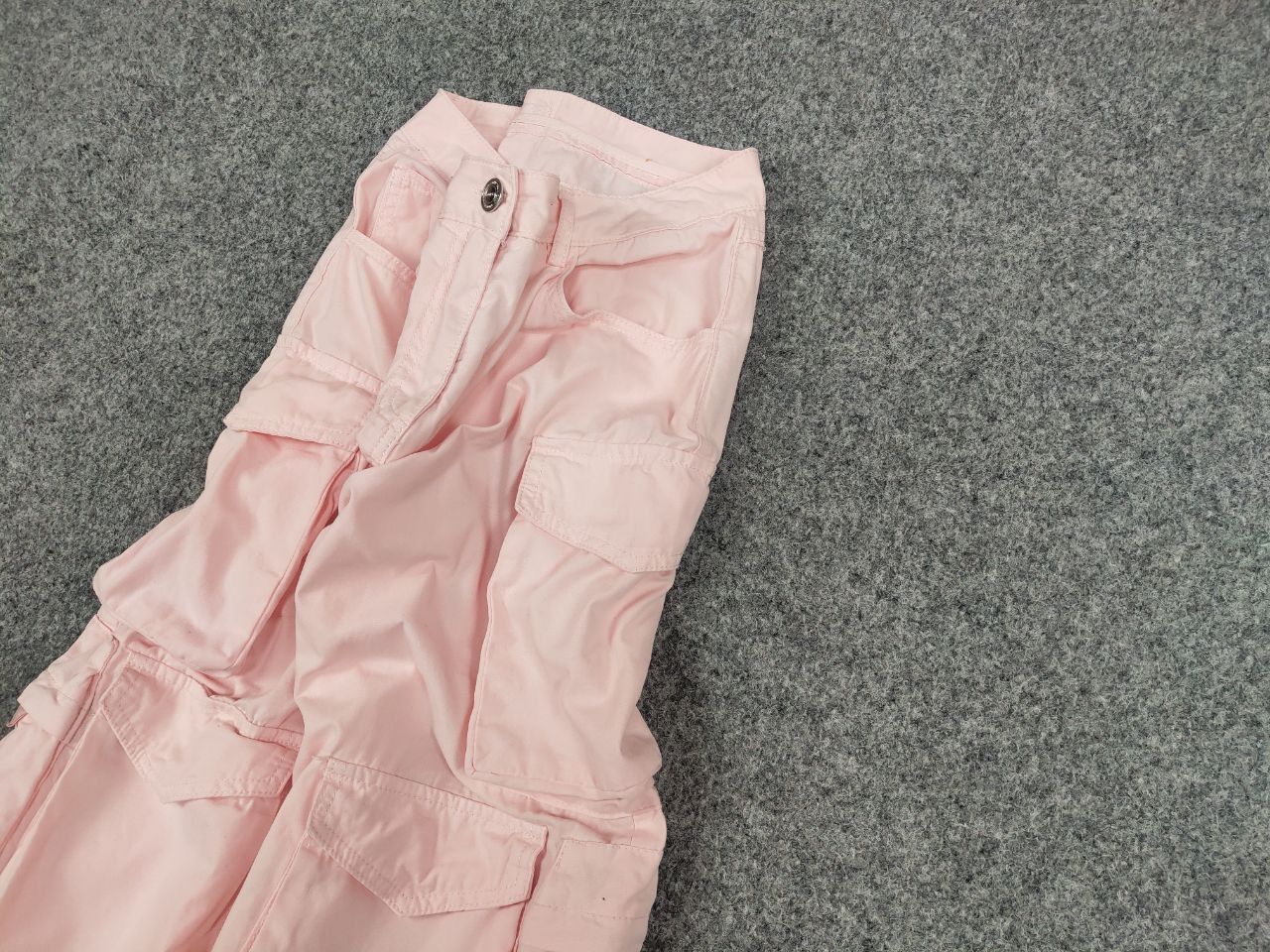 Hysteric Glamour Vintage If Six Was Nine Style Y2K Pink Parachute Cargo Pants Size 30" / US 8 / IT 44 - 4 Thumbnail