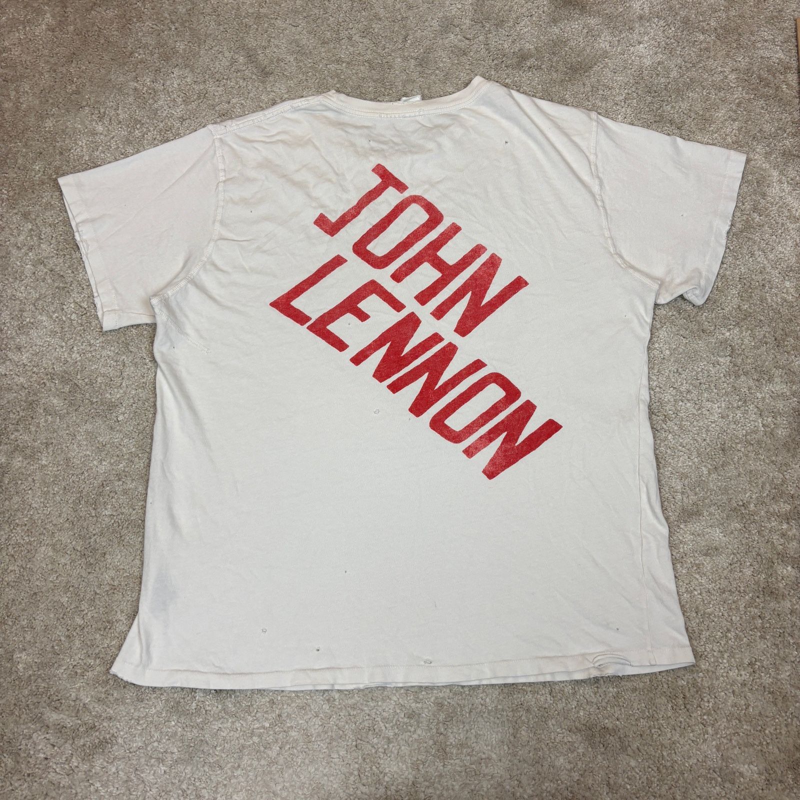 MadeWorn Rare Madeworn John Lennon Give Peace A Chance Shirt Men's XL Size US XL / EU 56 / 4 - 3 Thumbnail