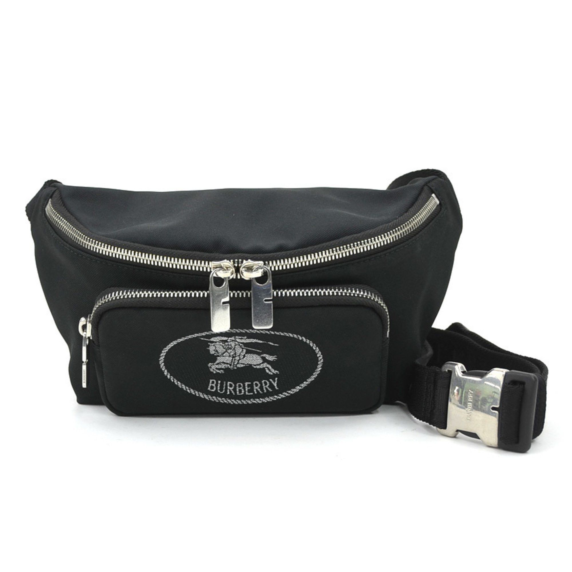 Burberry Burberry Waist Bag, Nylon Canvas, Black, Men's/Women's, H31534G Size ONE SIZE - 1 Thumbnail