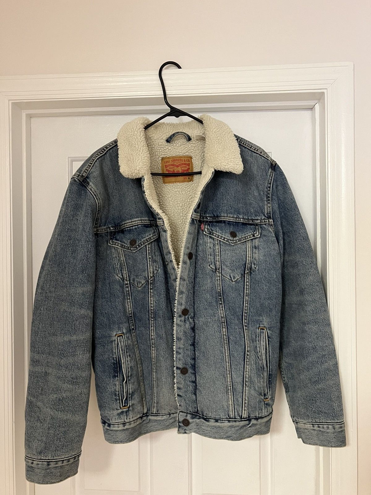 Levi's Levi’s Sherpa Denim jacket Size US XL / EU 56 / 4 - 1 Thumbnail