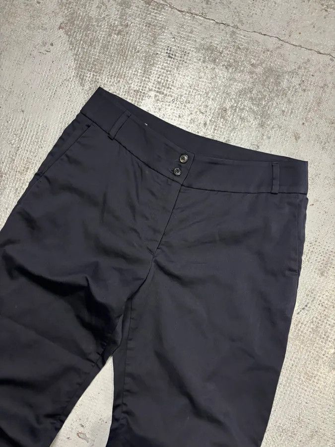 Dries Van Noten Dries Van Noten Navy Wool Slim Pants Size US 31 - 5 Thumbnail