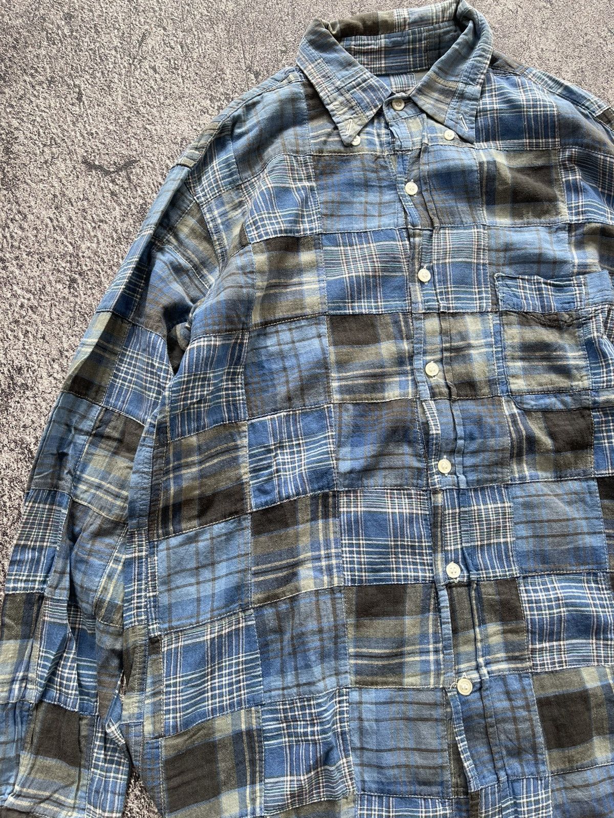 Japanese Brand Slapshot patcwork plaid Size US L / EU 52-54 / 3 - 3 Thumbnail