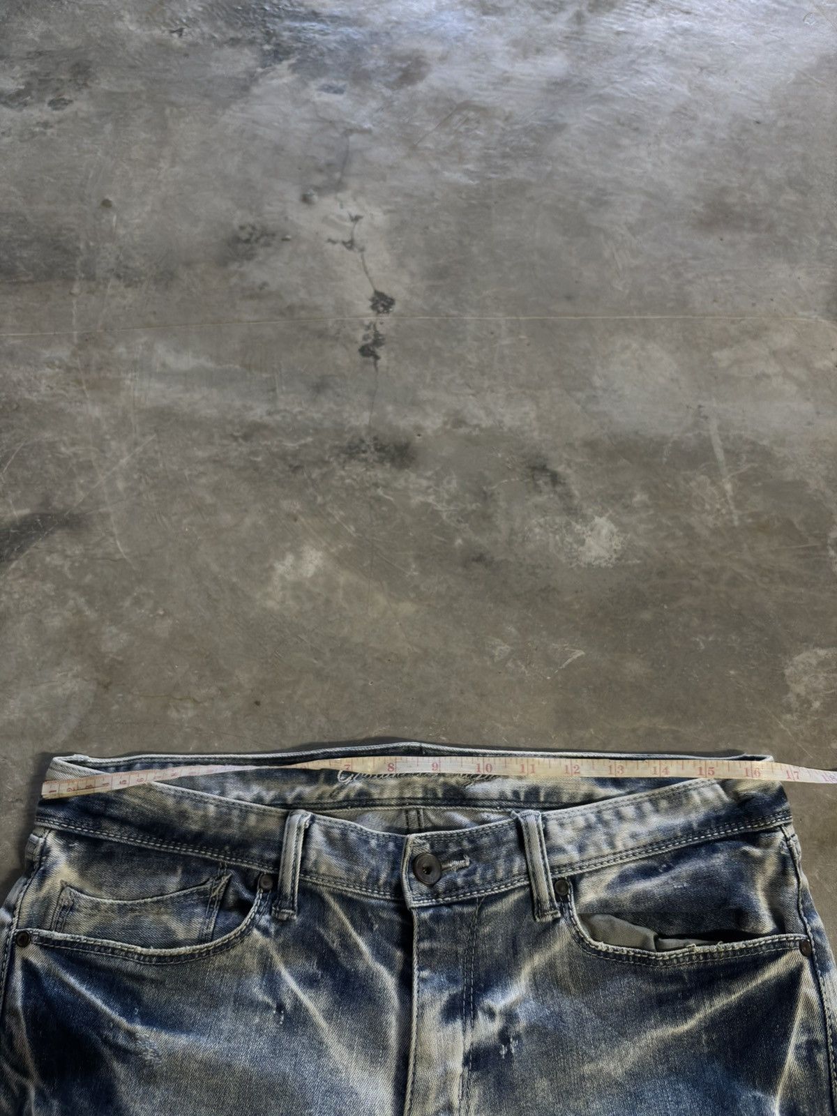 GOSTAR DE FUGA GOSTAR DE FUGA skinny slim distressed japanese jeans punk Size US 33 - 18 Thumbnail