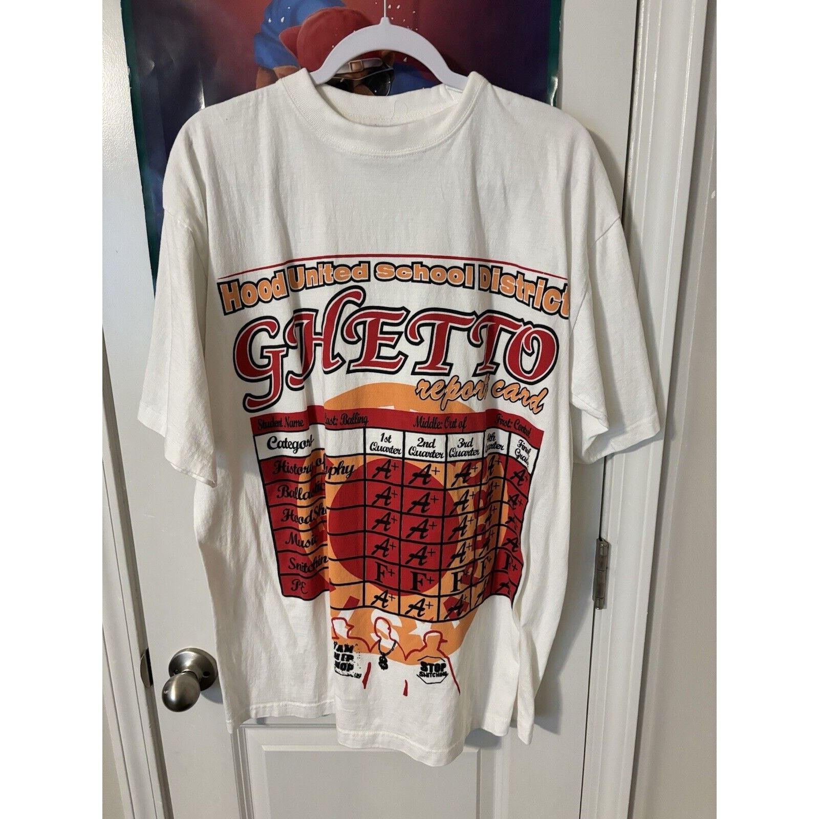 Other vintage hood united school district white y2k T-shirt Xl Size US XL / EU 56 / 4 - 1 Thumbnail