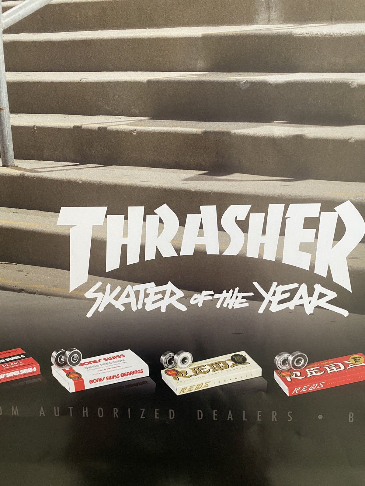 Powell Peralta × Thrasher Thrasher bones bearings poster Powell Peralta Vans Size ONE SIZE - 3 Thumbnail