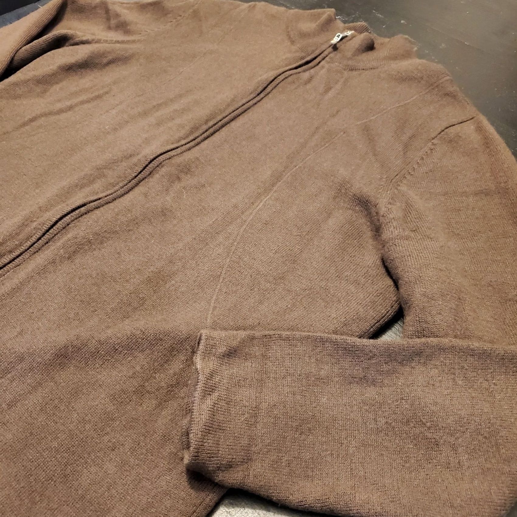 Vintage Sunice Jacket Mens XXL Brown Wool Full Zip Lined Golf Outdoor Preppy Classic Size US XXL / EU 58 / 5 - 3 Thumbnail