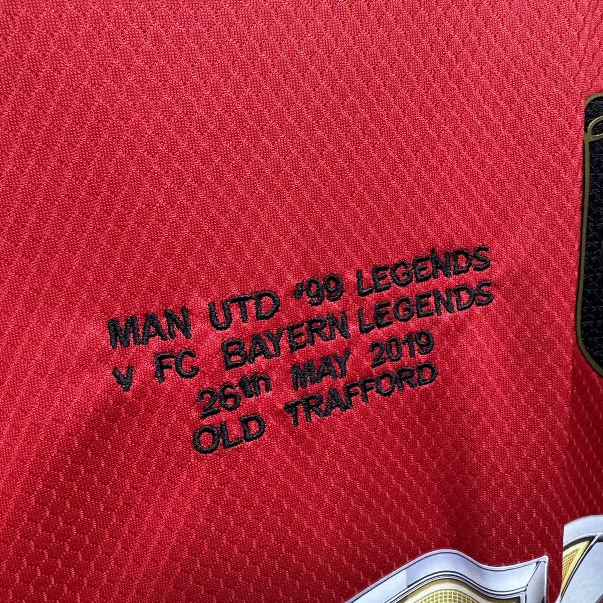 Adidas Manchester united 19/20 home shirt 99 legends #7 beckham Size US XL / EU 56 / 4 - 4 Thumbnail
