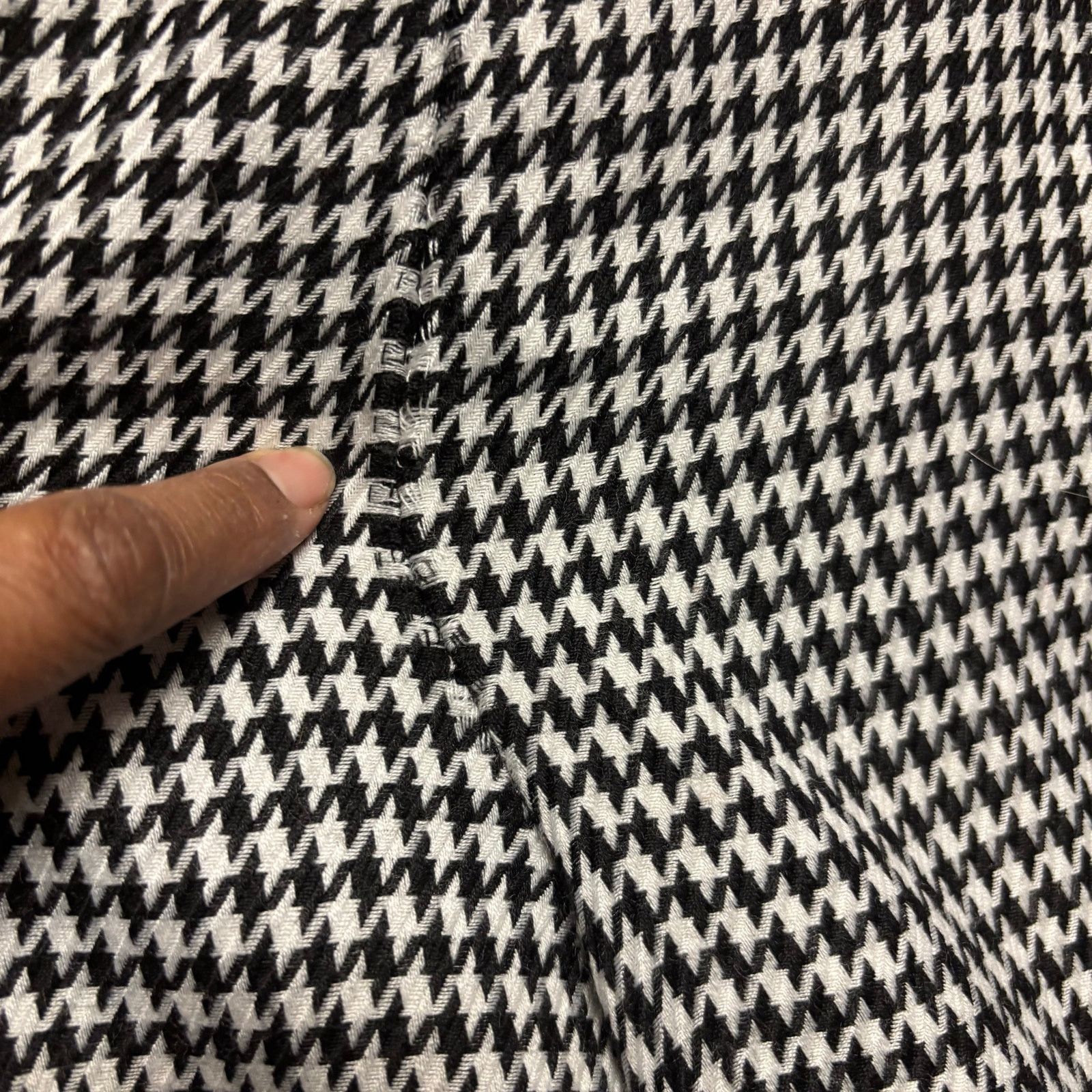 Other Vintage Melissa Lawrence Houndstooth Pantsuit Vest Set Size M / US 6-8 / IT 42-44 - 9 Thumbnail